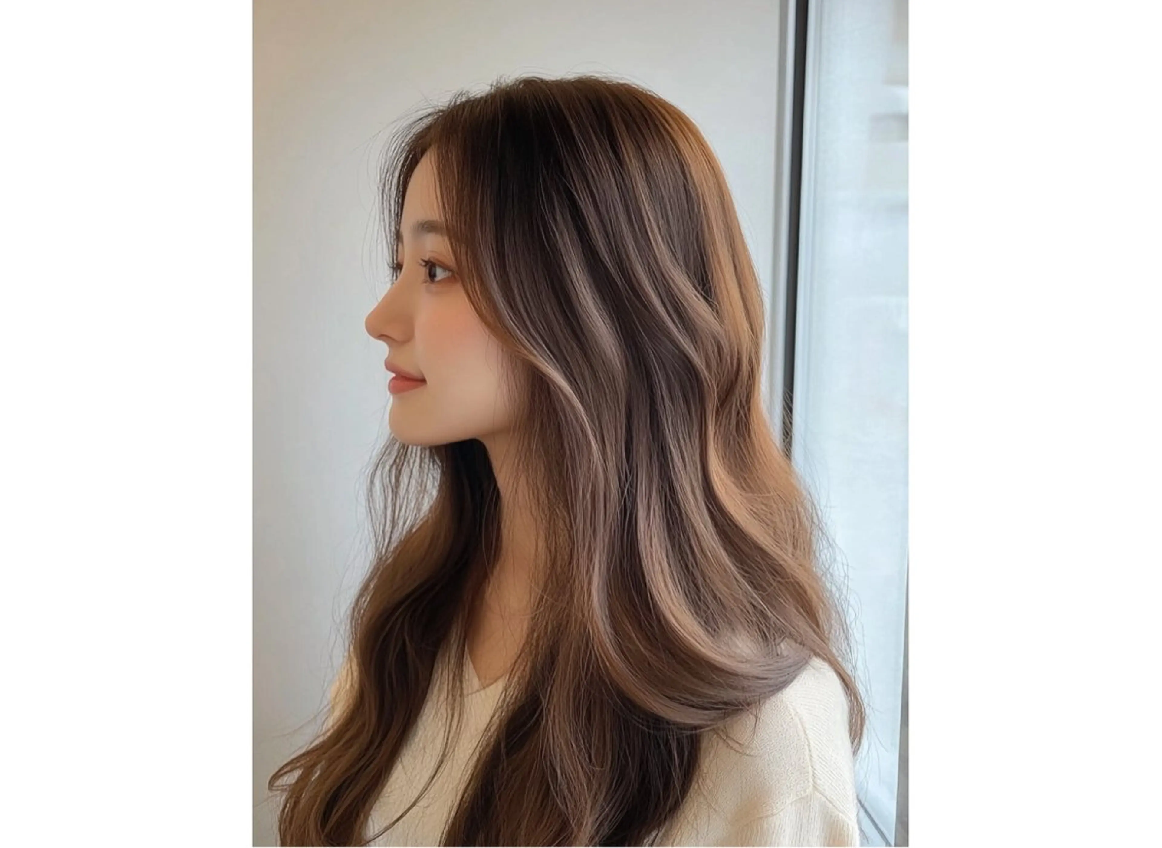 カラー MODE K's 松原 RIMIのヘアスタイル