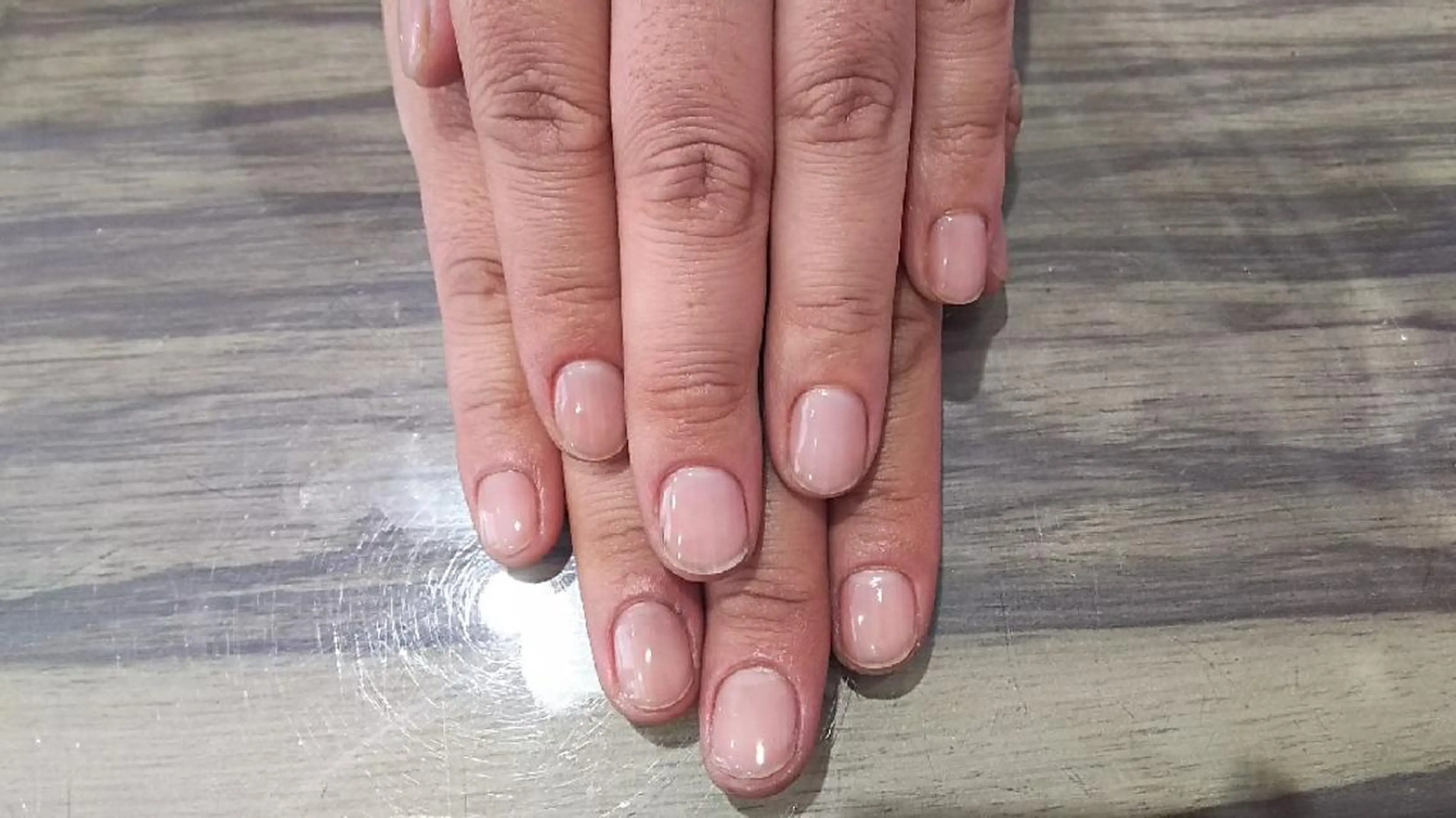 ネイル ショート クリアネイル ジェルネイル Progress Nailのネイルデザイン