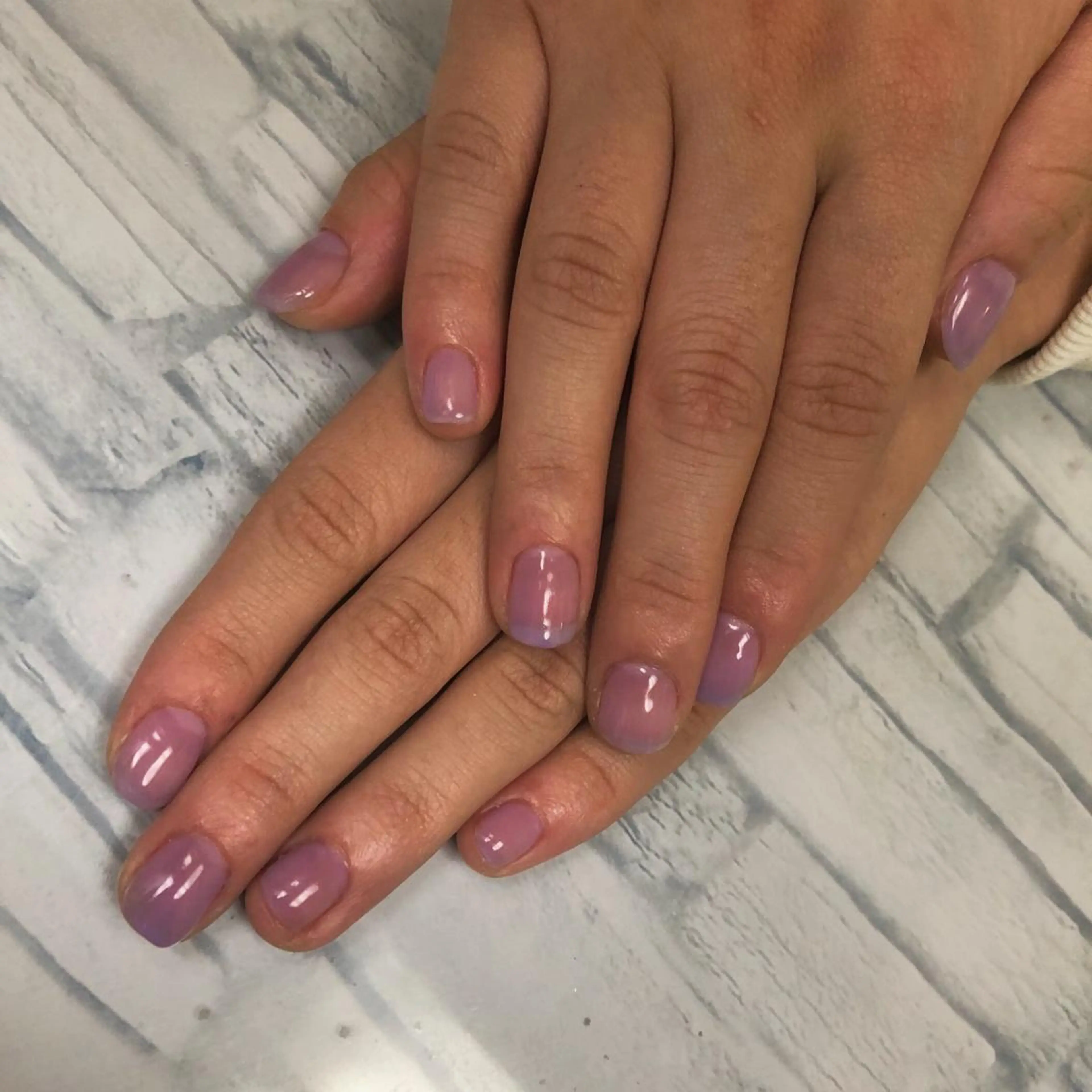 ネイル パステルネイル パープル Irodim所属・MOKA NAKAGAWAのエステ・リラクイメージ