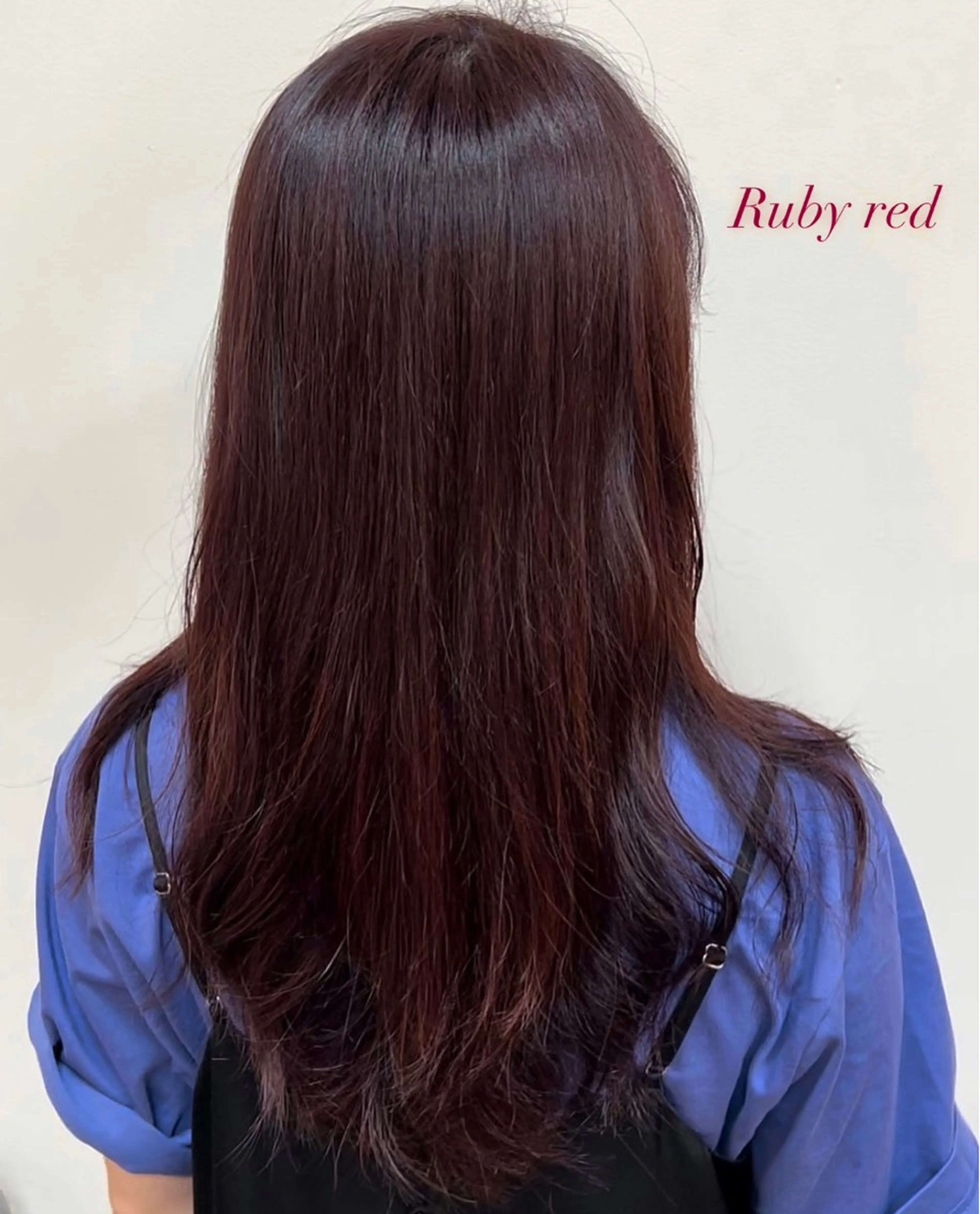 カラー レッドカラー 🎀井田 愛梨 /ツヤ感カラー🎀のマツエク・マツパデザイン