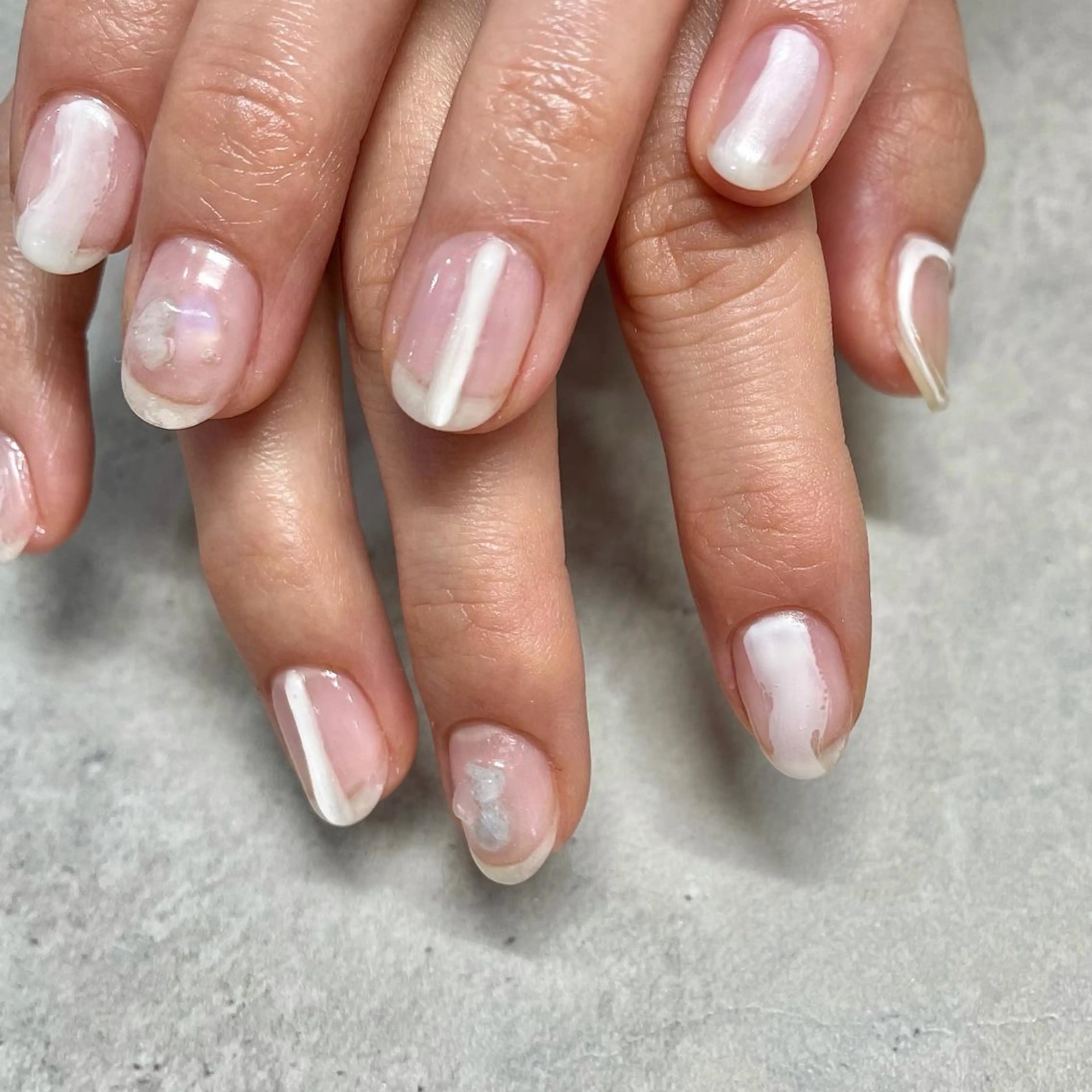 ネイル クリアネイル Nagashima sanaのネイルデザイン