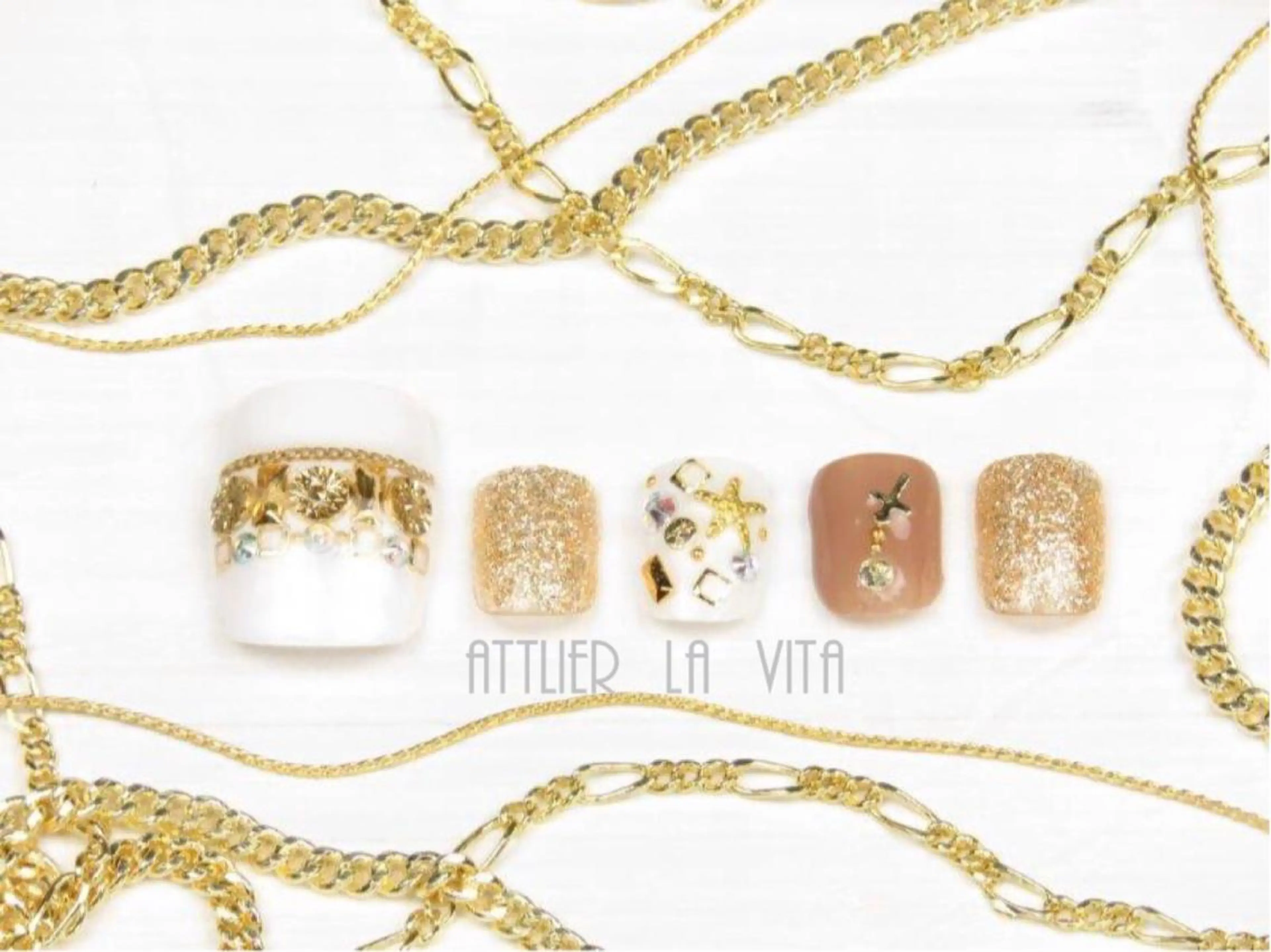 ネイル アートネイル フットネイル atelier la vita所属・lavita. mimuraのネイルデザイン