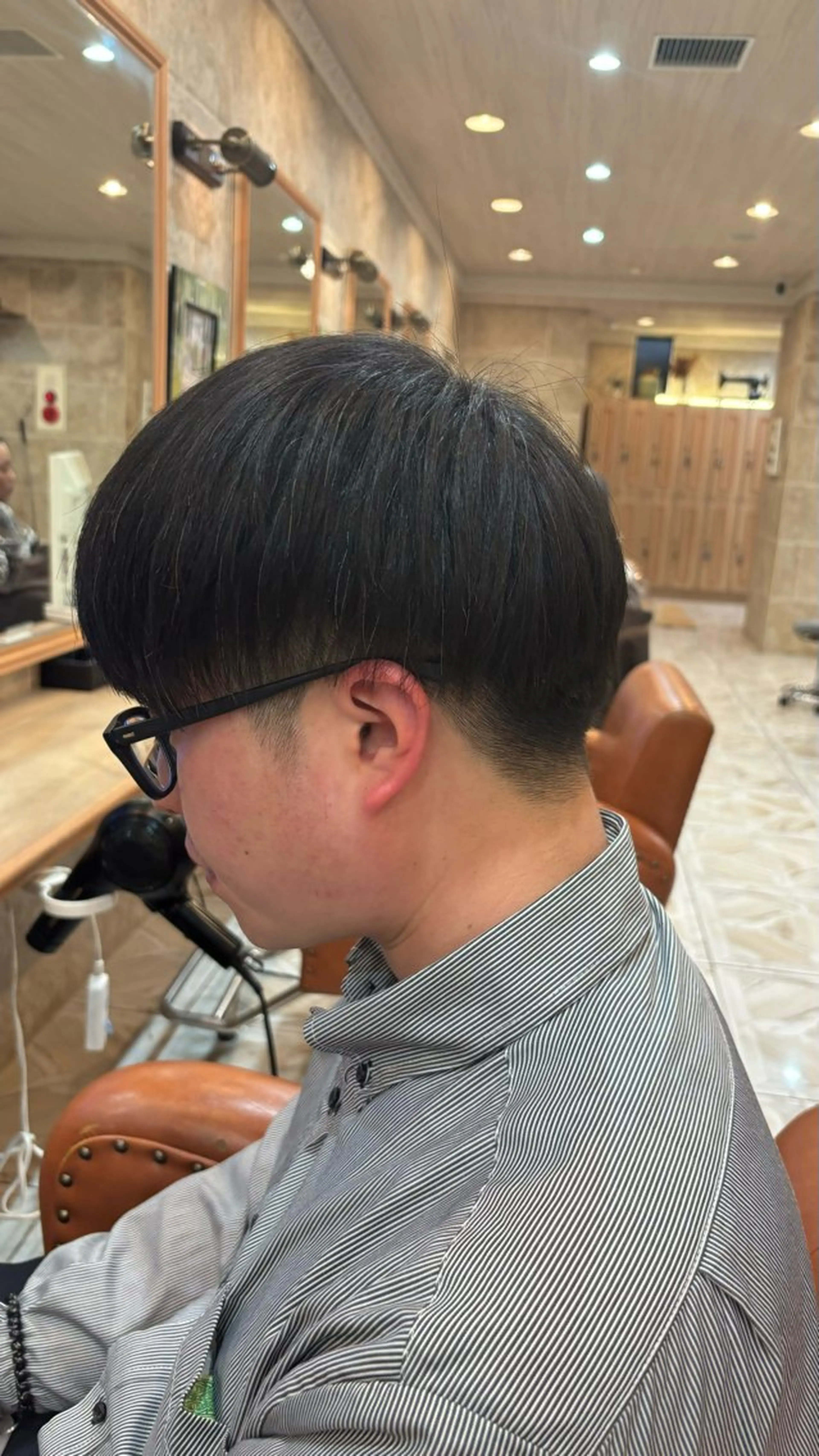 メンズ マッシュ メンズパーマ カット 松田 唯叶のヘアスタイル