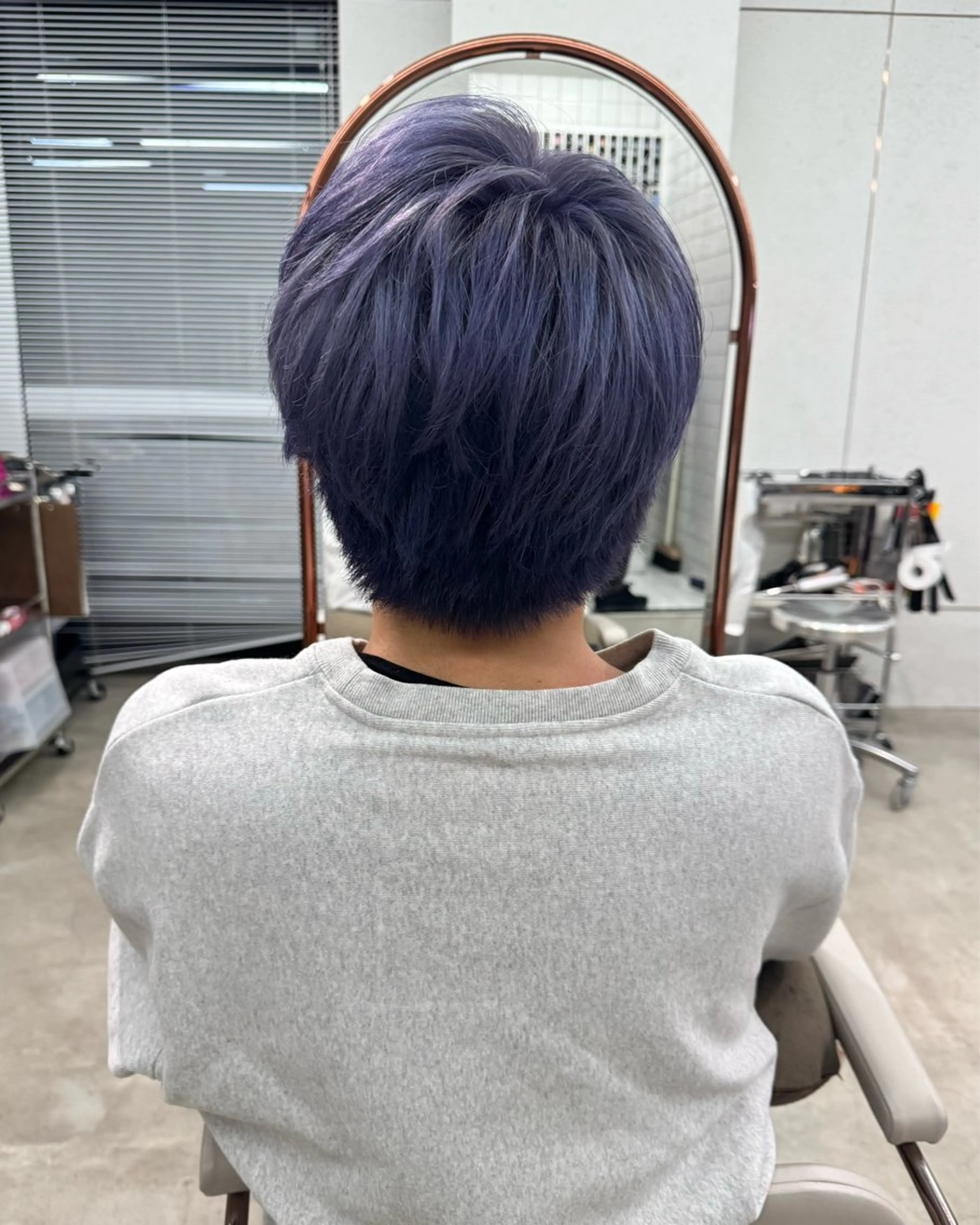 ショート カラー メンズ nalu.所属・前山 七海のヘアスタイル