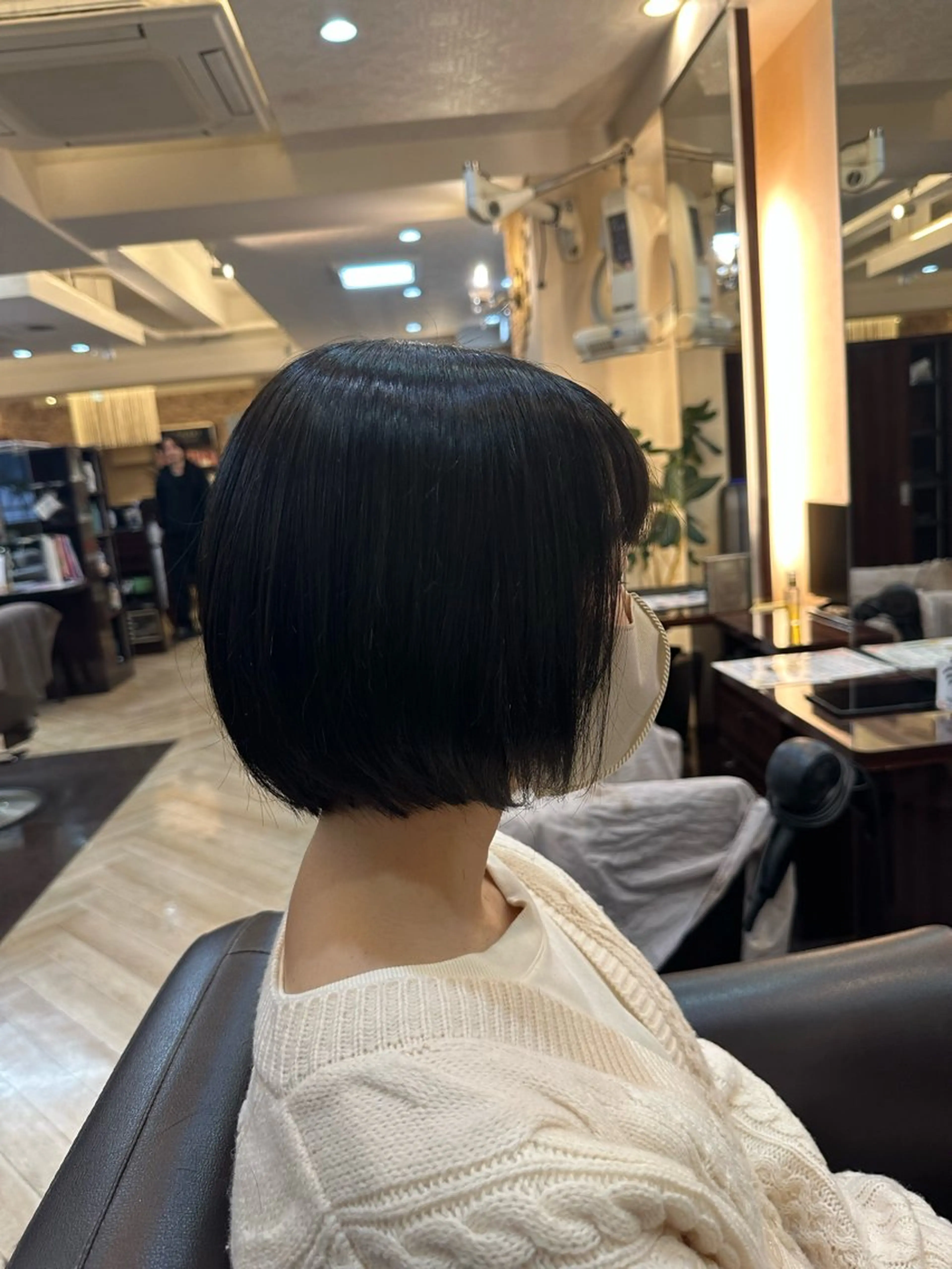 ショート ボブ 縮毛矯正&髪質改善/ きょうの🐺のヘアスタイル