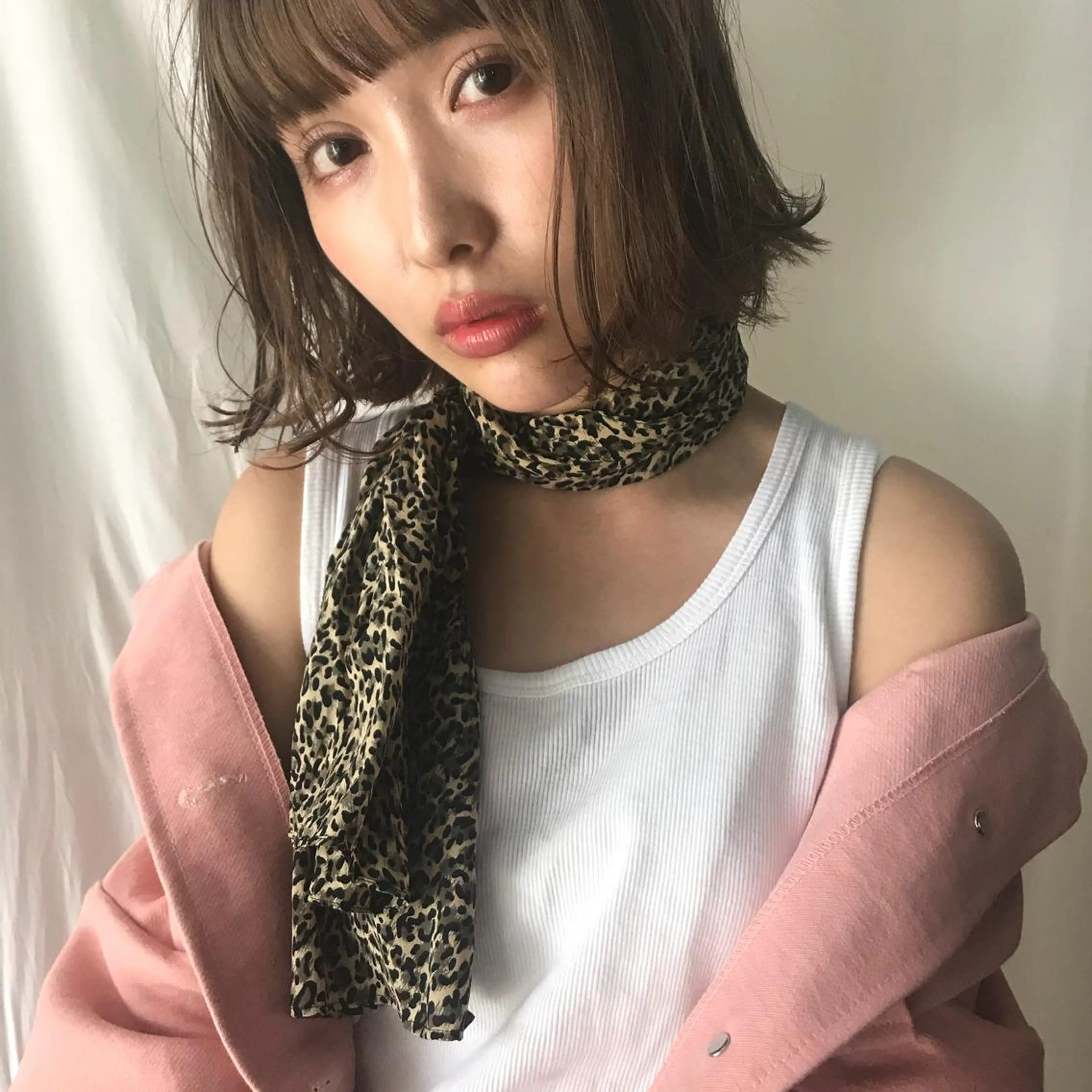 柔らかブラウン/顔周 りレイヤー♡ユウシのヘアスタイル