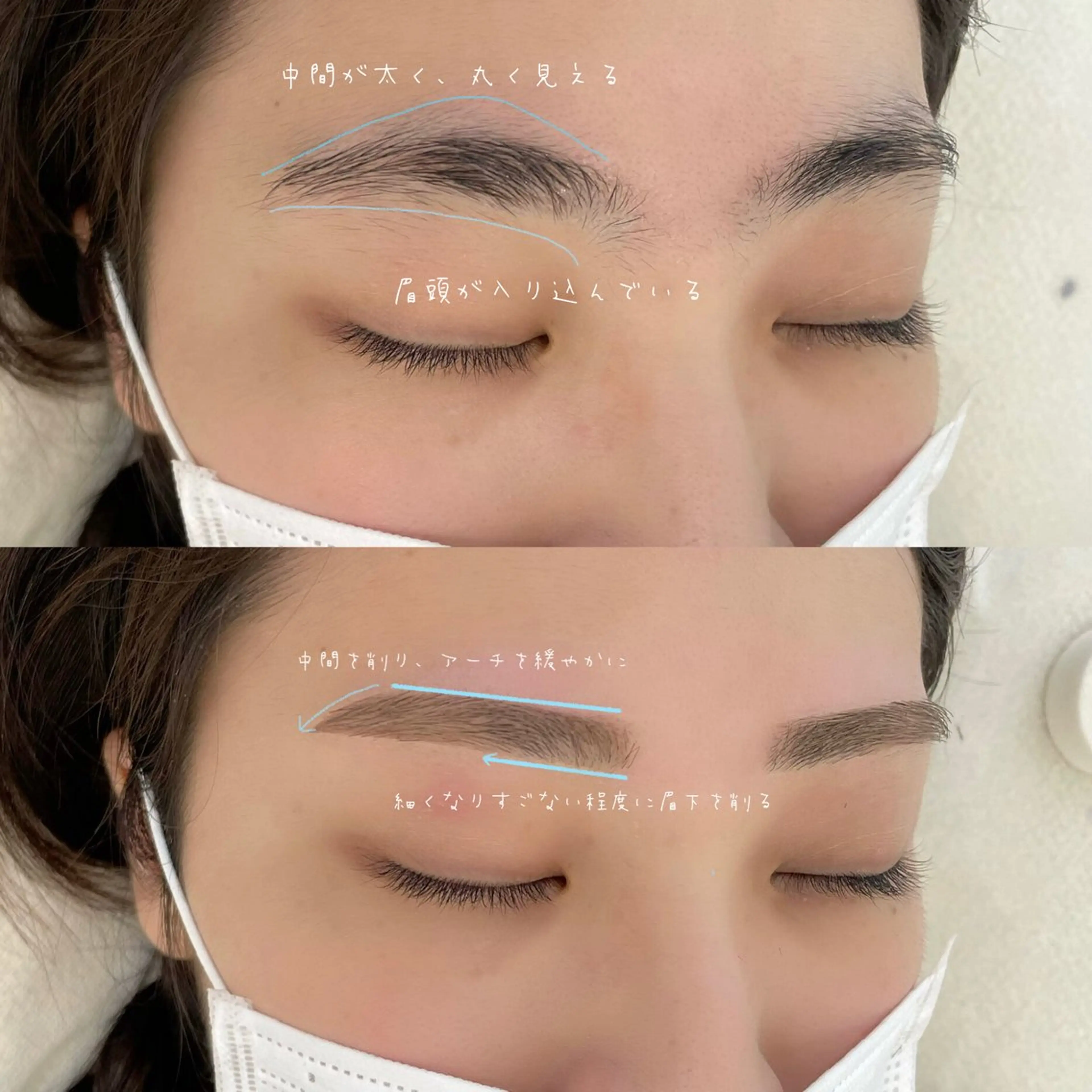 minimo特別価格🌟レディース　アイブロウWaxスタイリングの写真