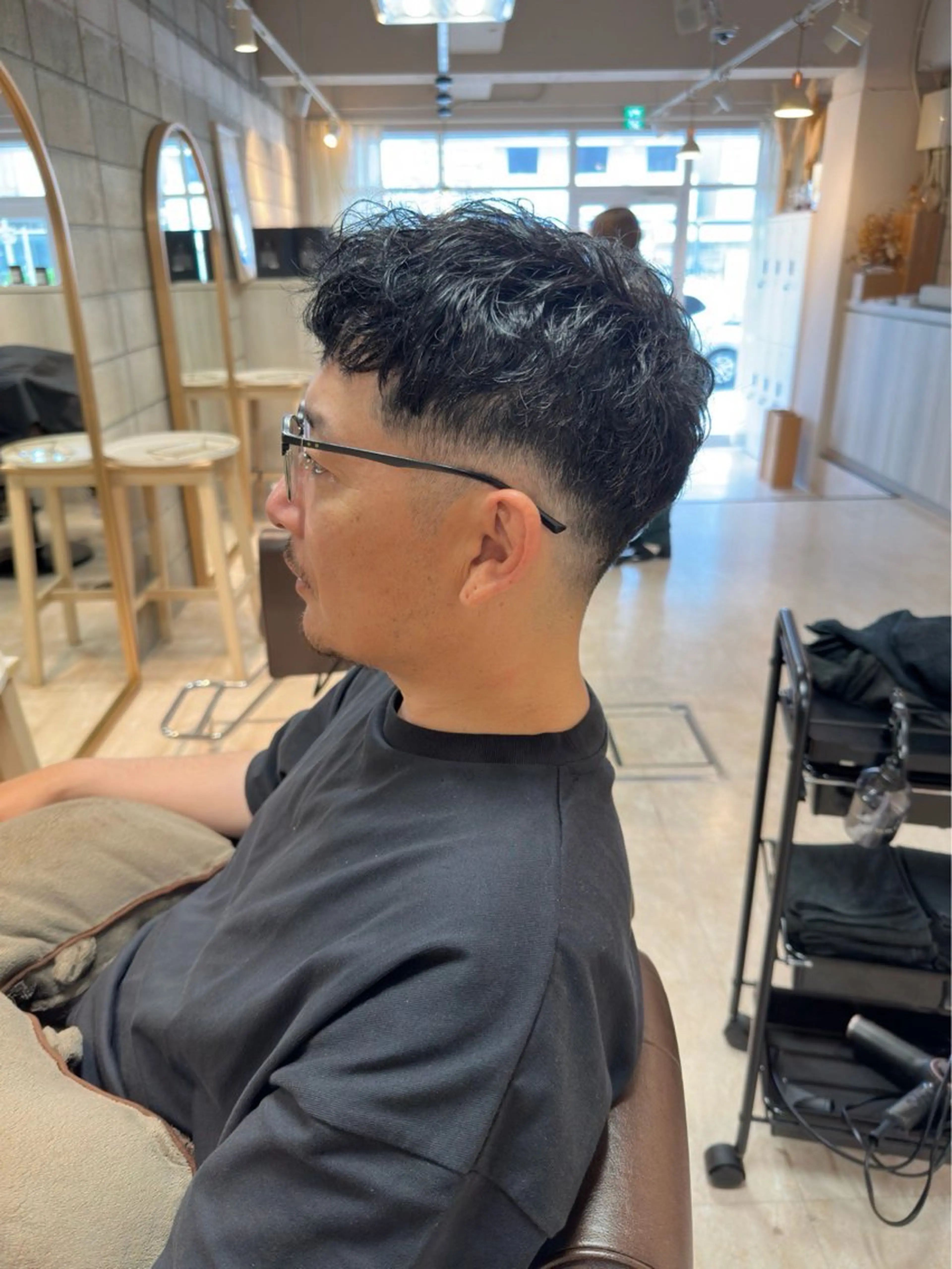 ショート メンズ 中村 潮音のヘアスタイル