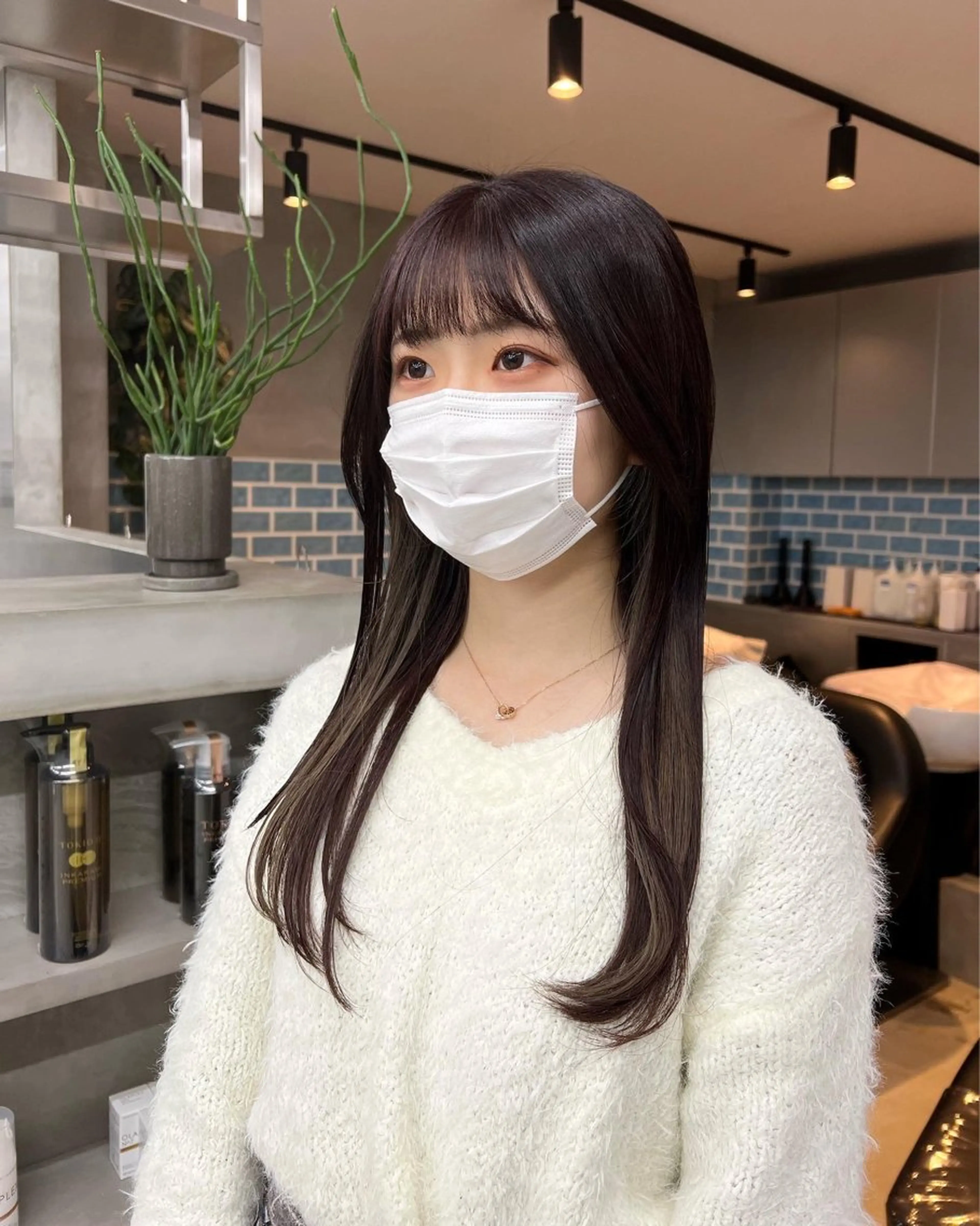 ロング 韓国ヘア 🎀華澄のヘアスタイル