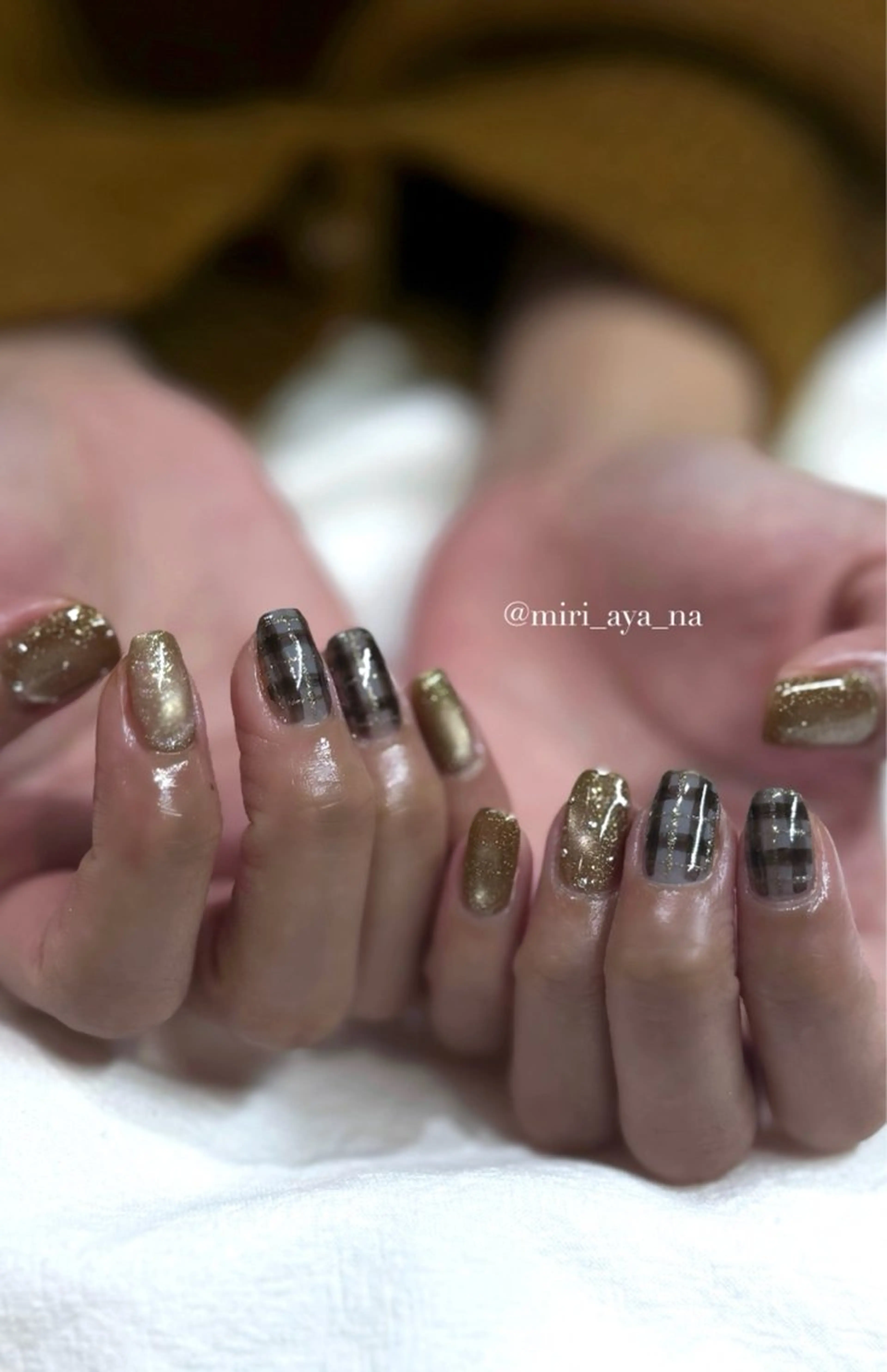 ネイル ハンドネイル 新宿代々木/韓国系 ワンホン/aya🫧のネイルデザイン