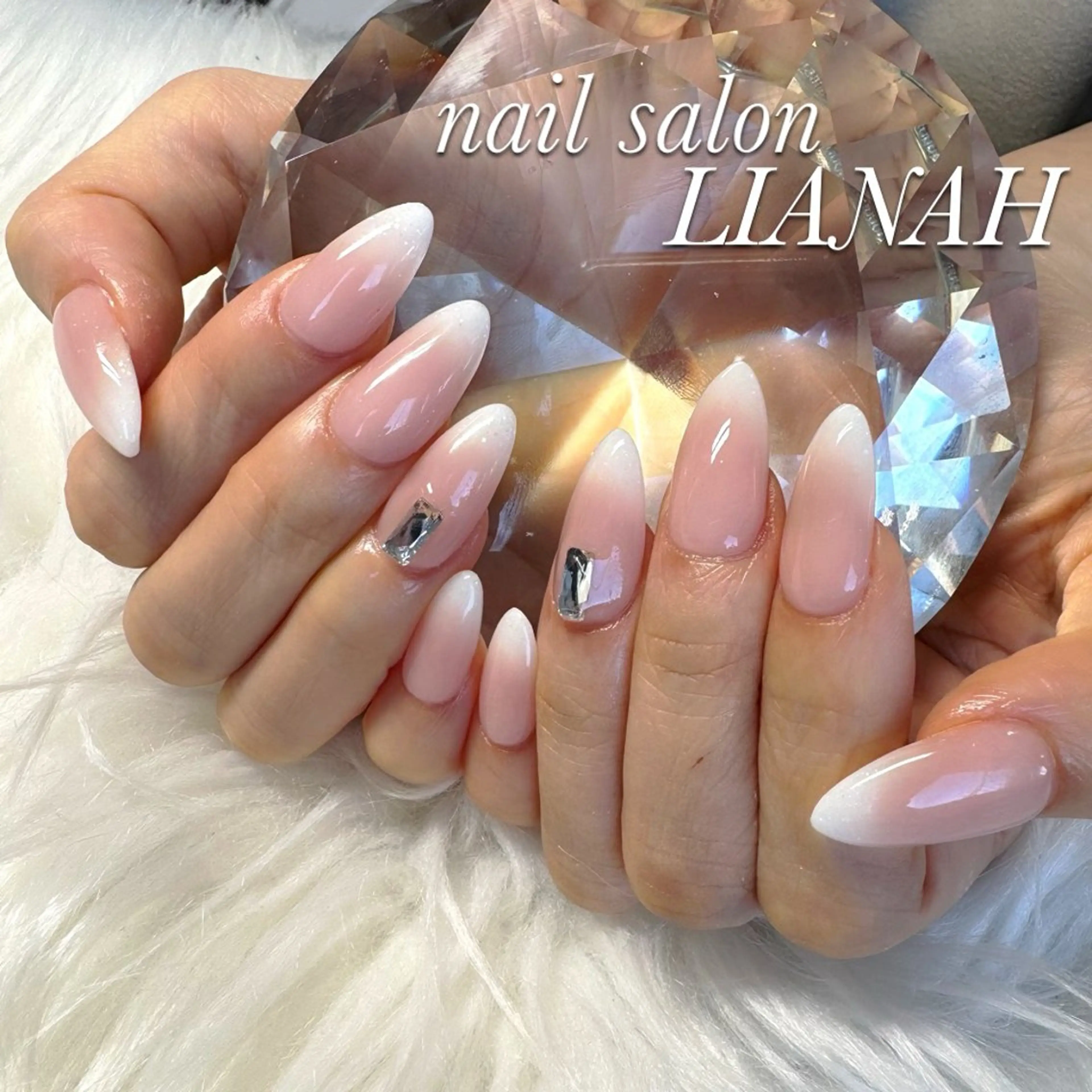 ネイル ジェルネイル グラデーション ネイルサロン リアンナのネイルデザイン