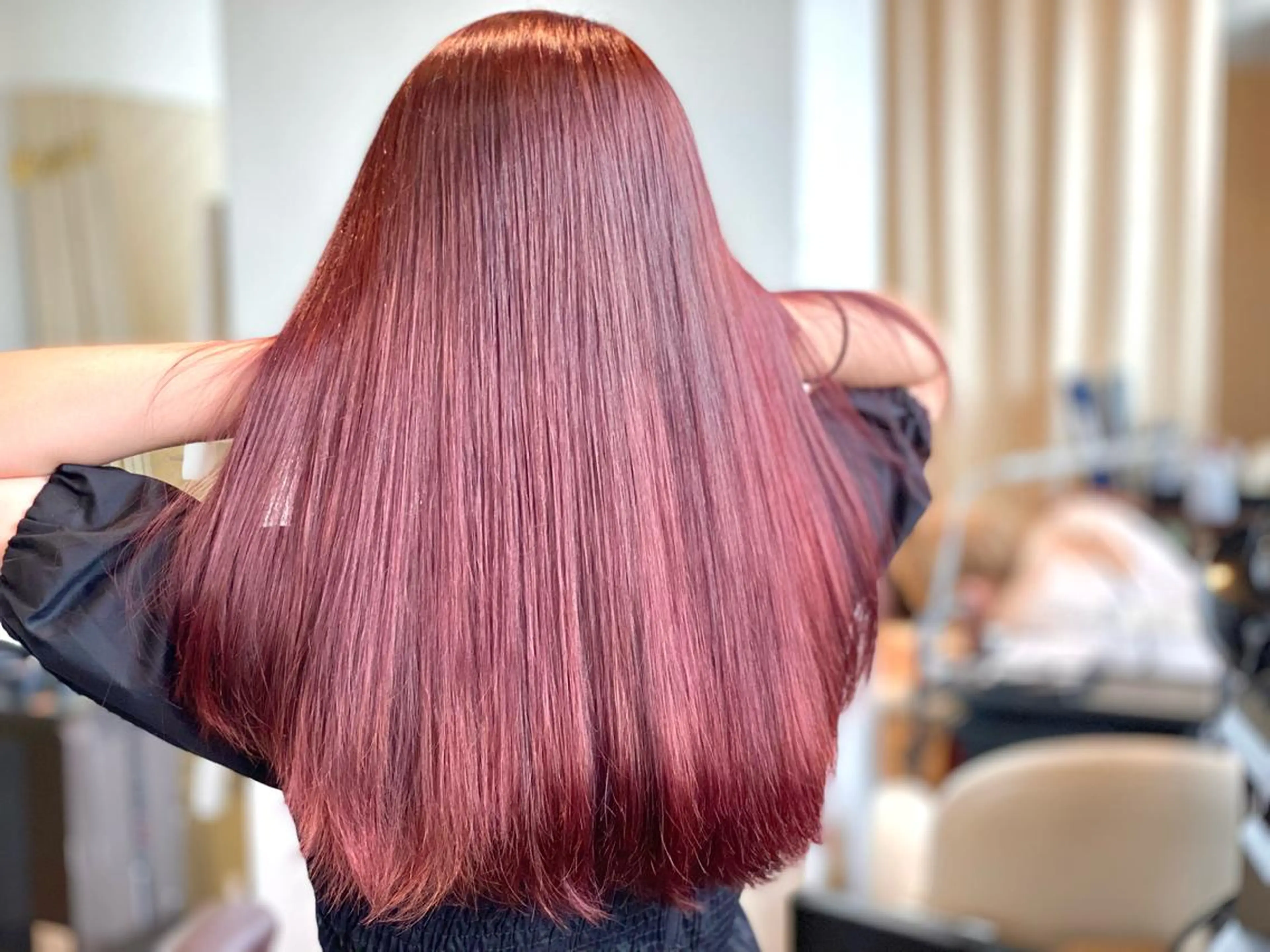 ロング カラー ヘアカラー トリートメント hair &eye LAWE.店長のヘアスタイル