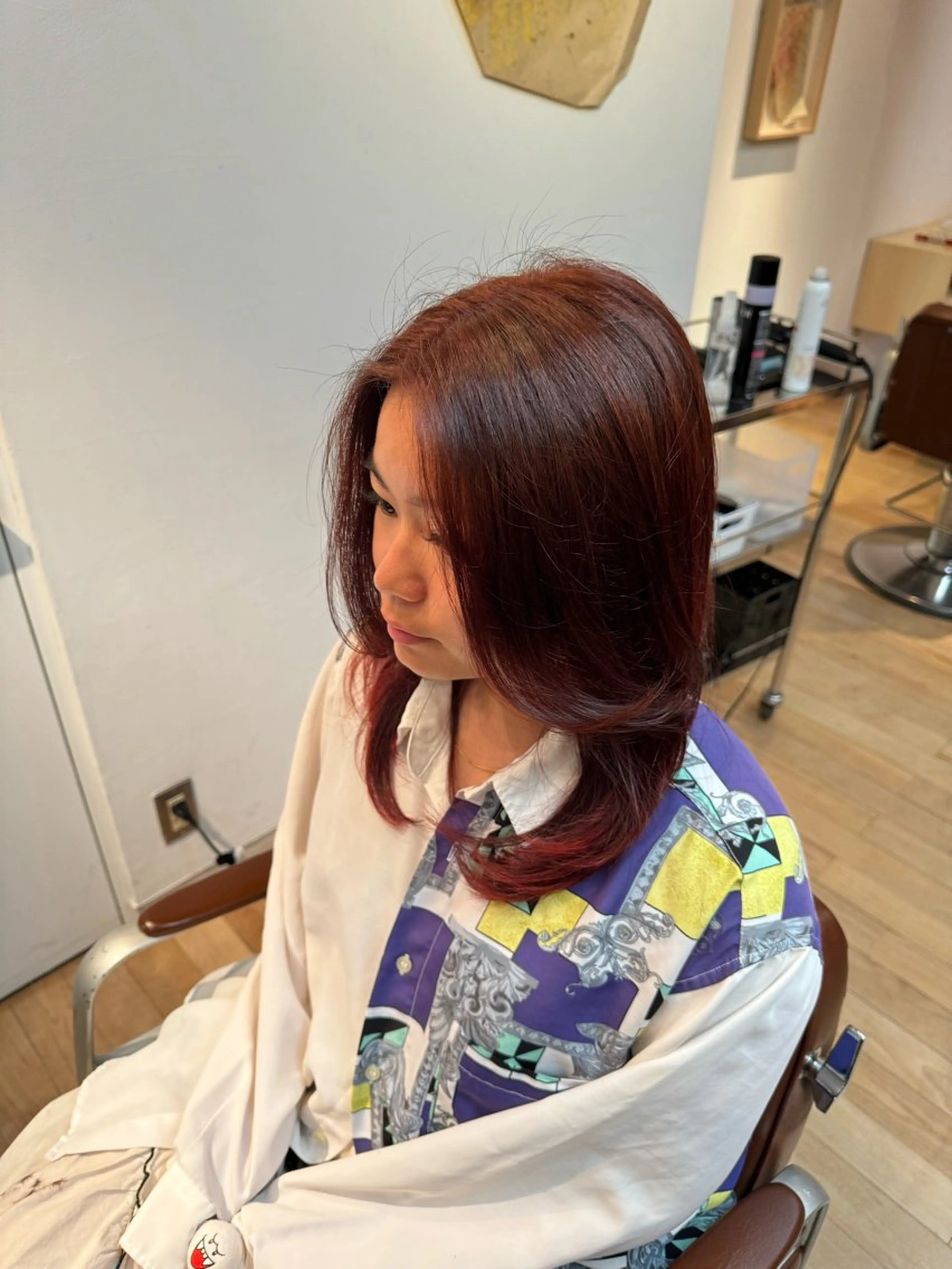 セミロング カラー Rucy's  鶴見店所属・松並 直のヘアスタイル