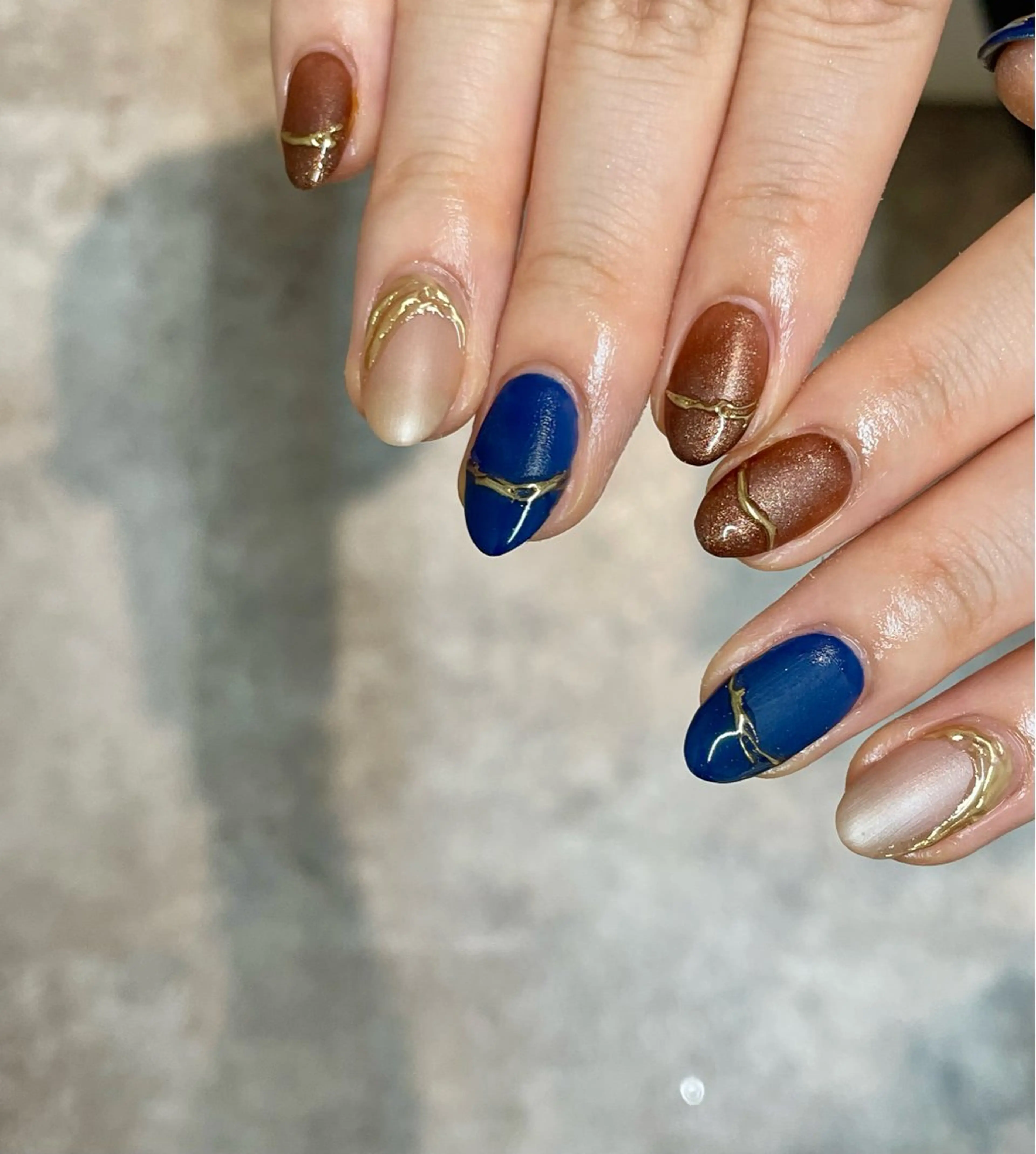 ネイル ハンドネイル Kuwata Arisa⋆🍒⭒˚のネイルデザイン