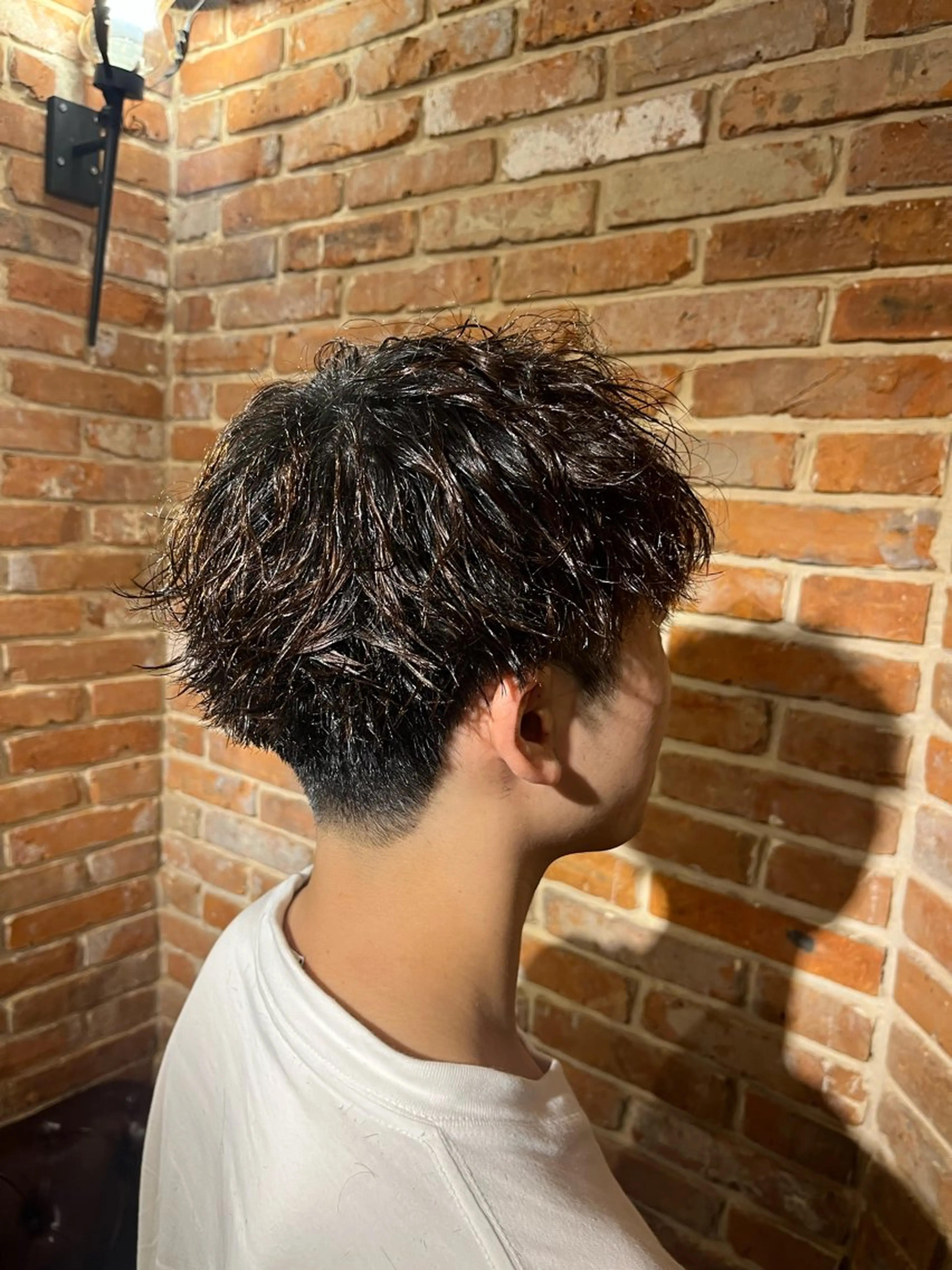 ショート パーマ UNTRACE -BARBER SHOP所属・工藤 千織のヘアスタイル