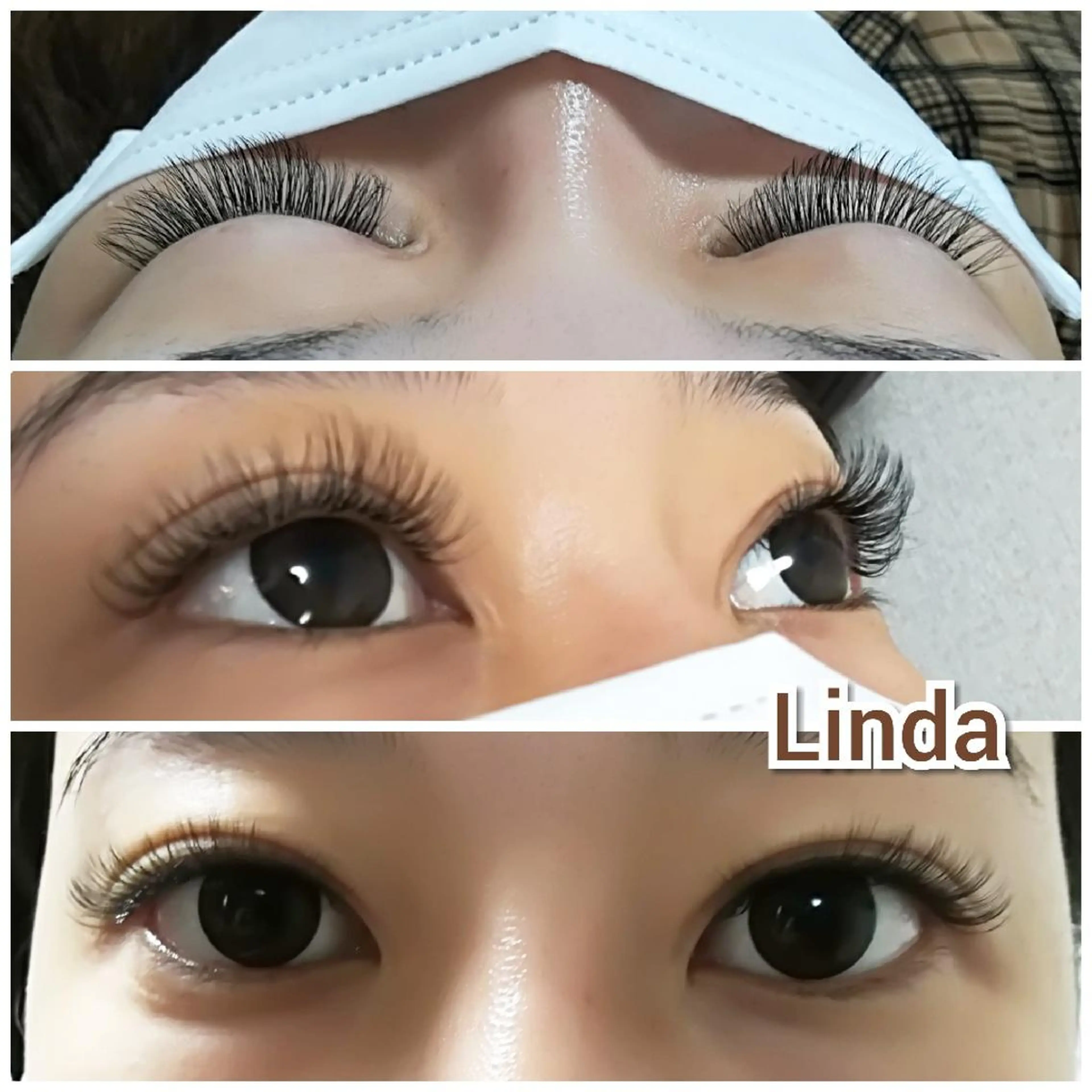 マツエク・マツパ 付け放題 ナチュラル ボリュームラッシュ linda lashesのマツエク・マツパデザイン