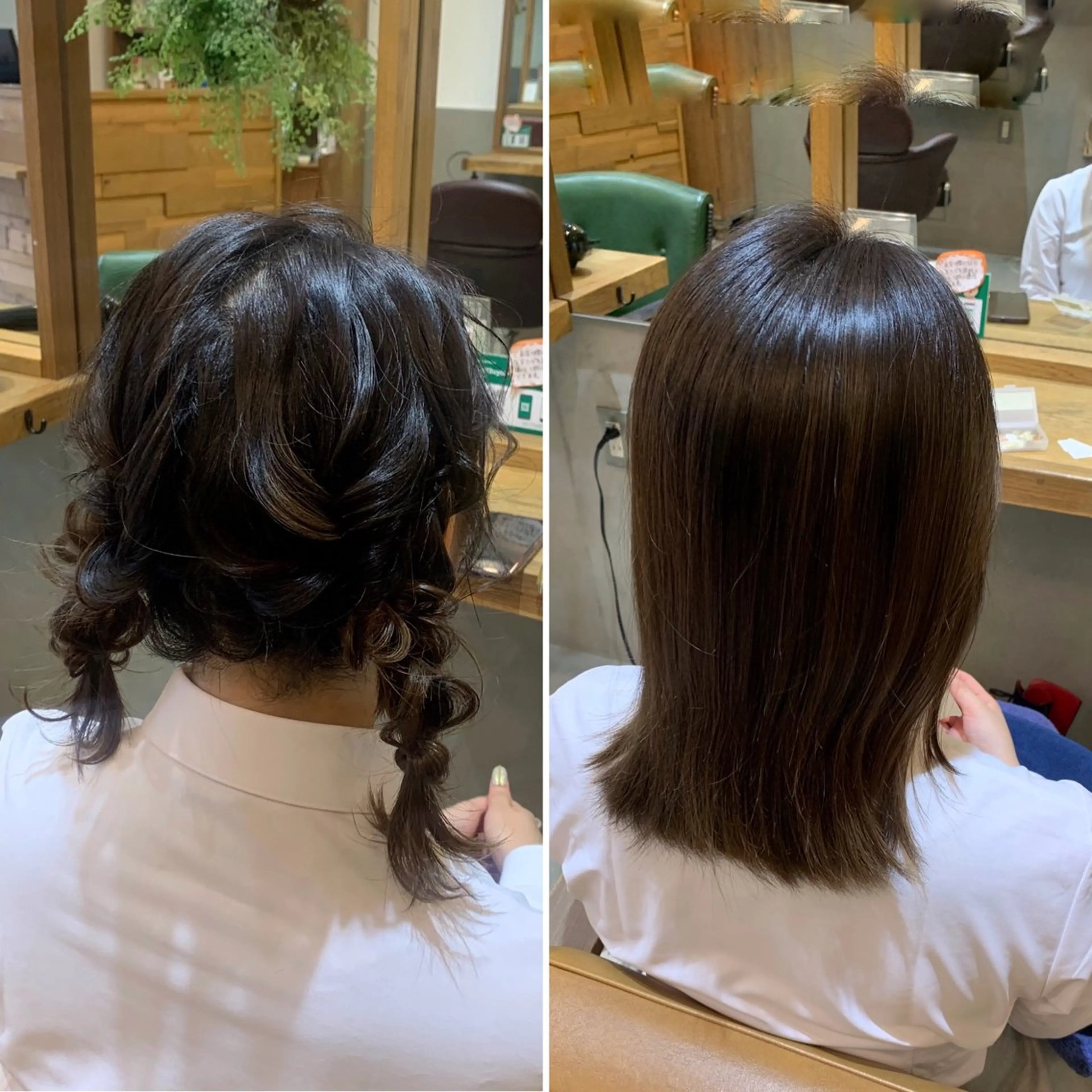 セミロング ヘアアレンジ ✂️RIKUKI🎨 【駒込美容師🎀】のヘアスタイル