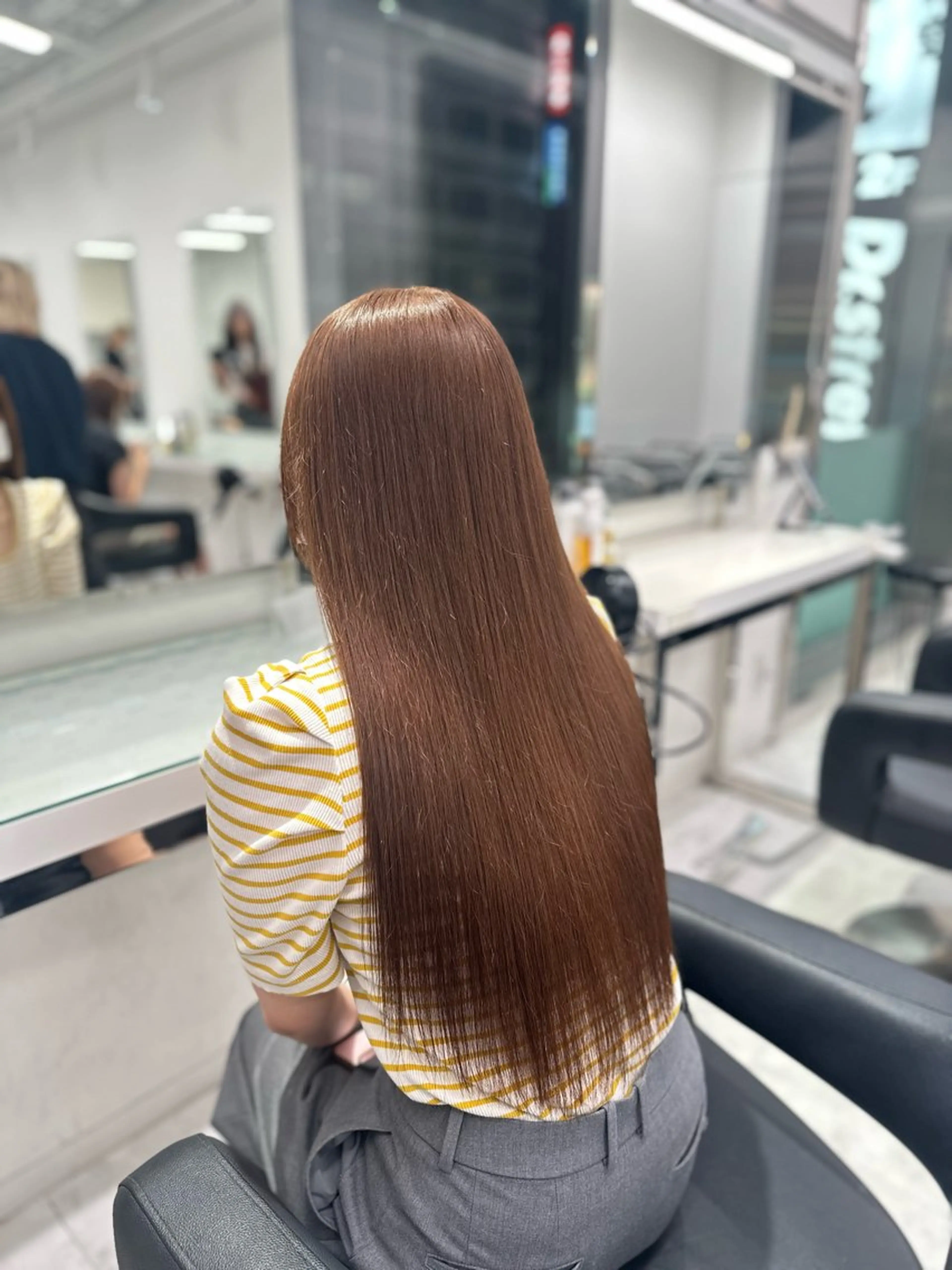 ロング カラー カット ヘアカラー トリートメント ヘッドスパ ヘアセット ❄最強かわいいカラー ❄️MINA❄️のヘアスタイル