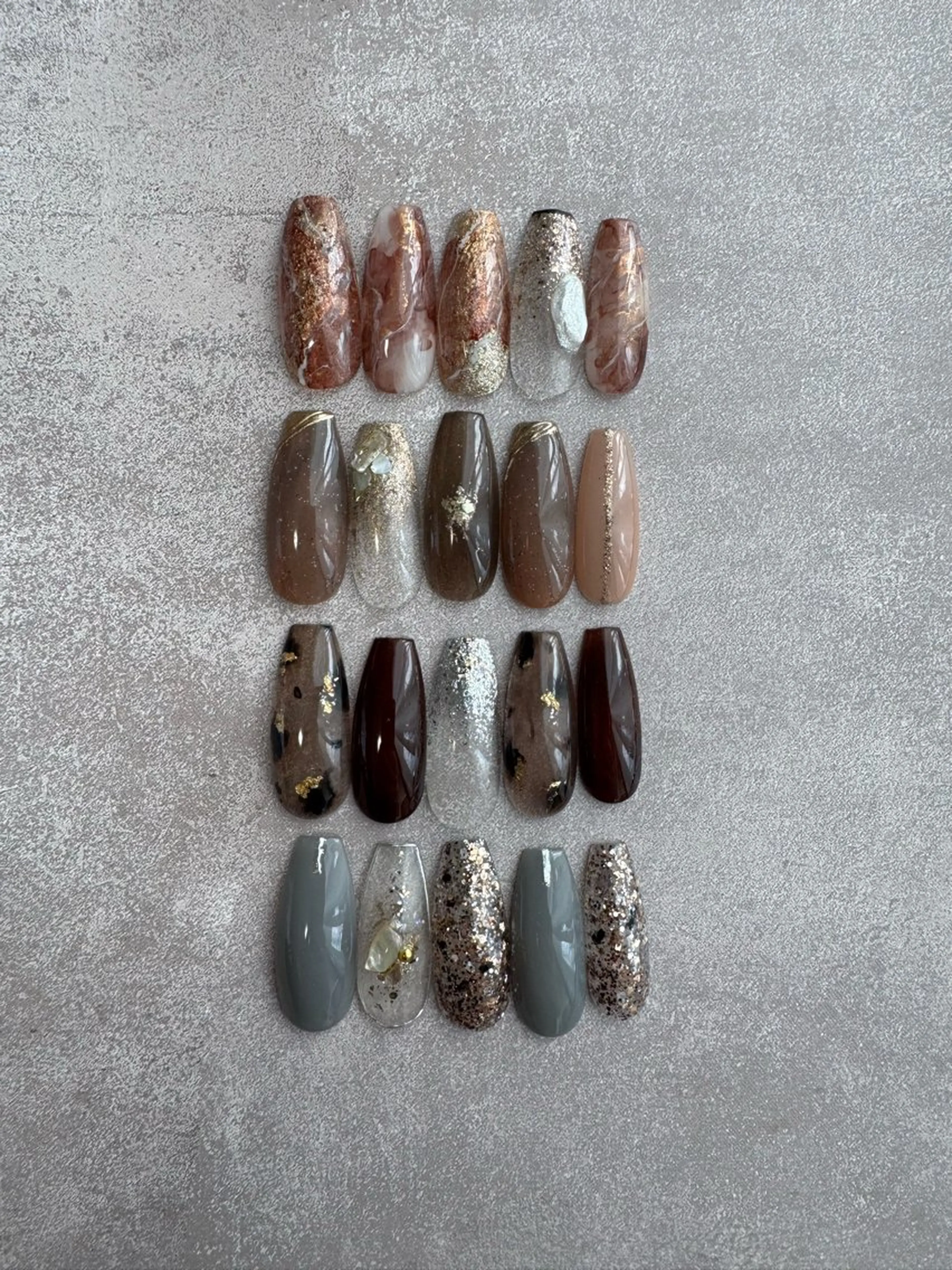 ネイル 長さ出し ロングネイル ニュアンスネイル スカルプネイル ネイルチップ ハンドネイル Monica nails/福島のネイルデザイン