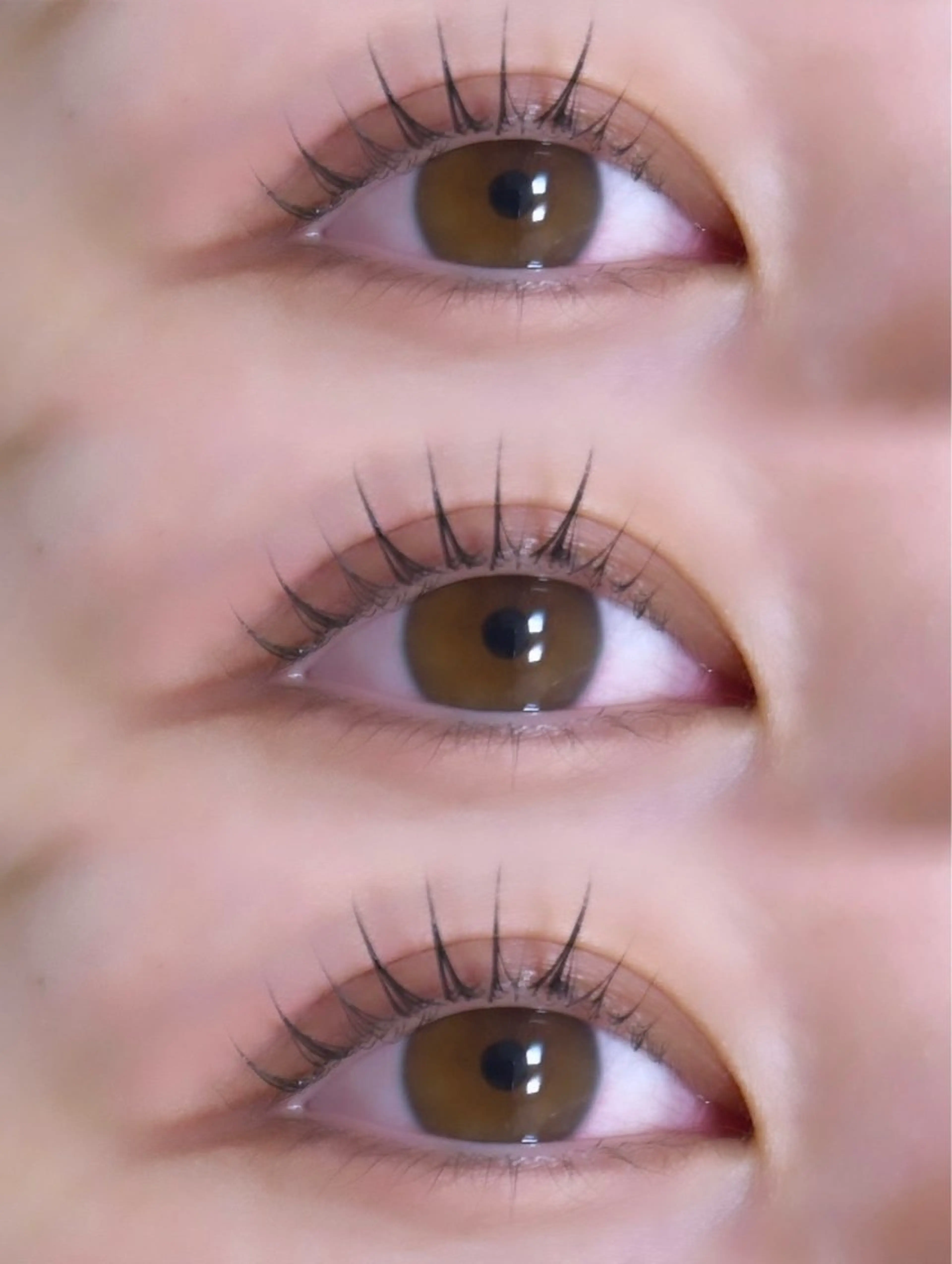 マツエク・マツパ ナチュラル 一重×まつ毛パーマ femme横川 Rinkaのマツエク・マツパデザイン