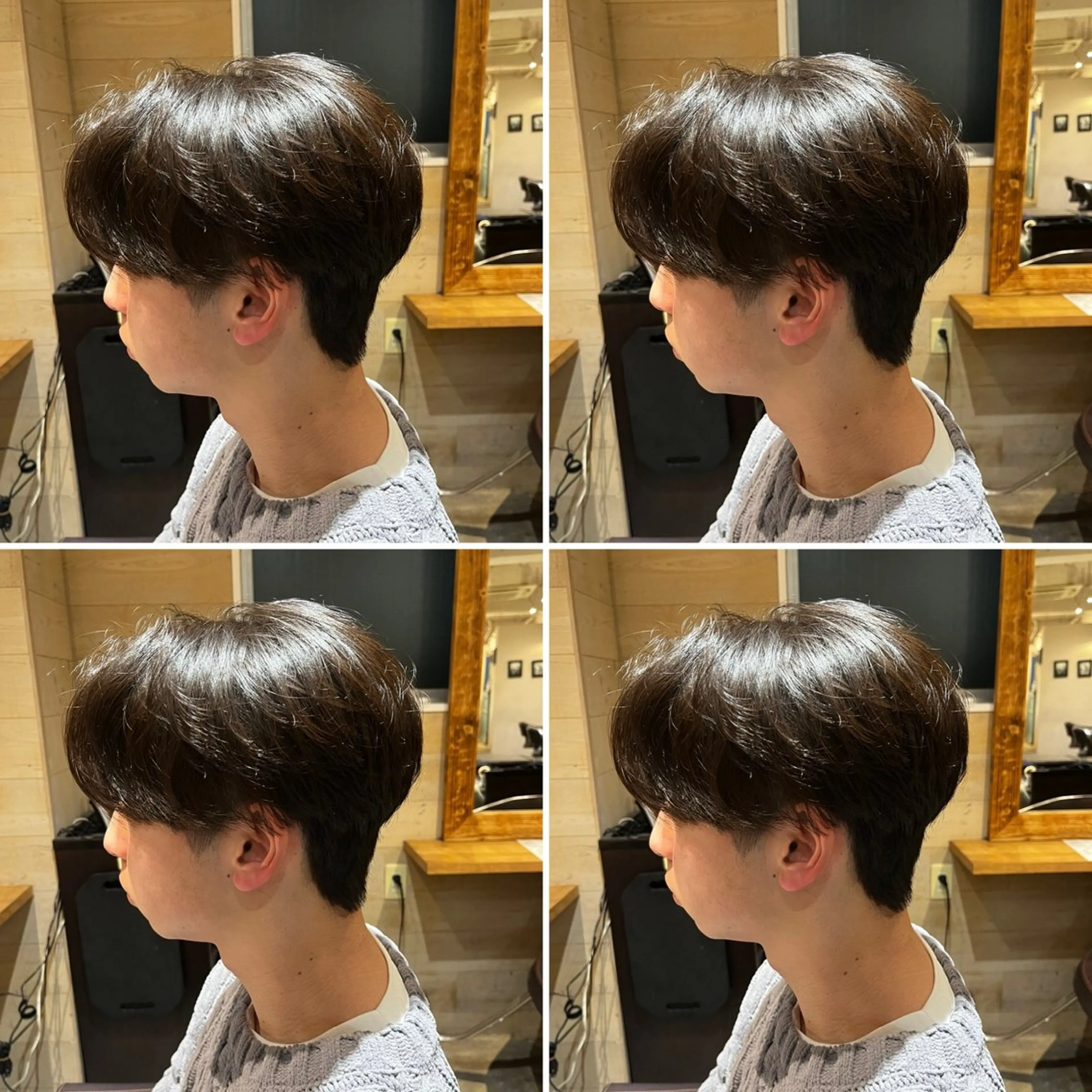 ミディアム パーマ メンズ カット 縮毛矯正 トリートメント 🔹似合わせ✖️垢抜 け職人/ℕ𝕆ℝ𝕀のヘアスタイル