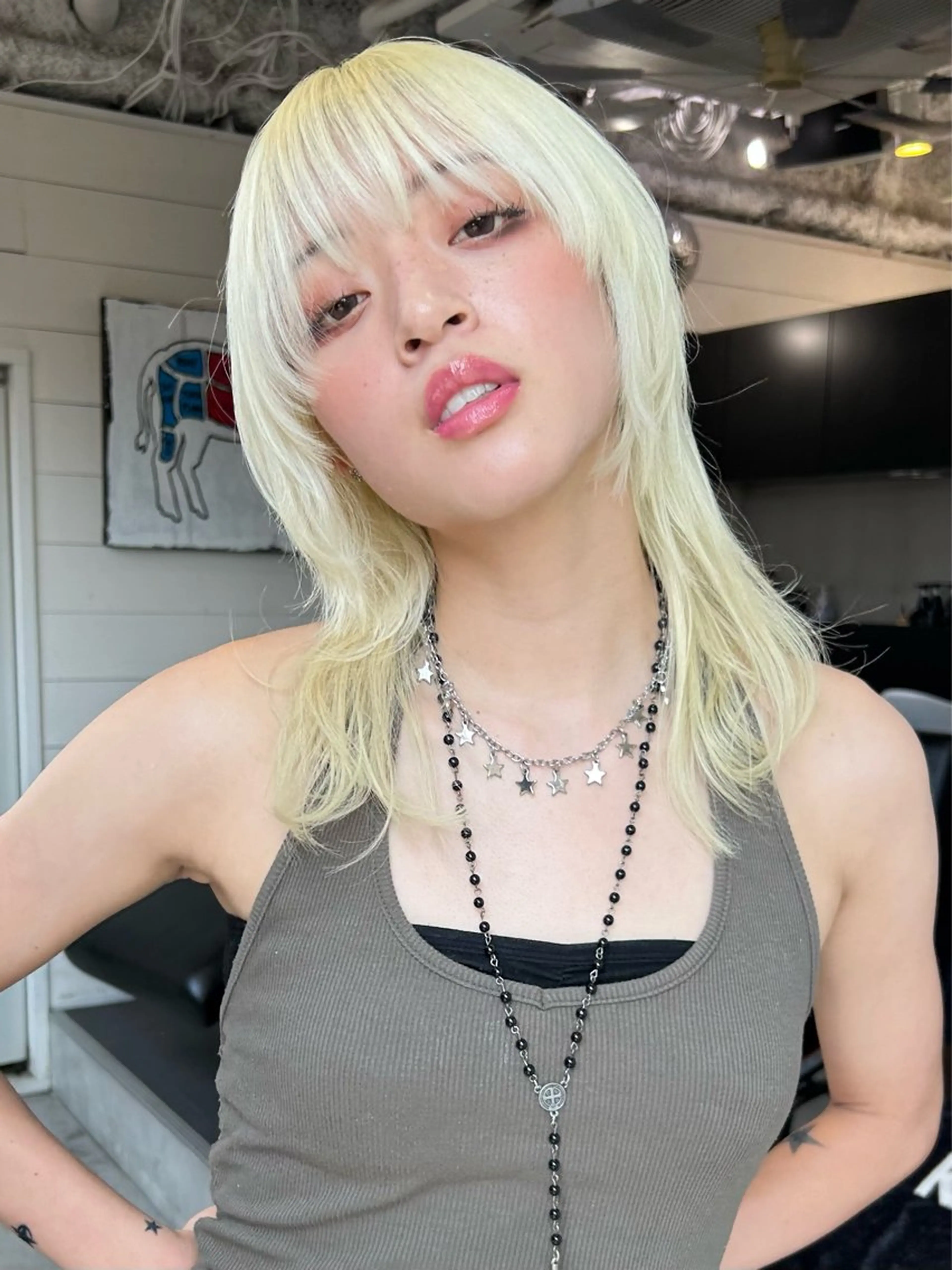 🏆《minimo限定価格🔥》カット+トリプルカラー+うる艶トリートメント🏆✩.*˚ケアブリーチ無料✩.*˚の写真