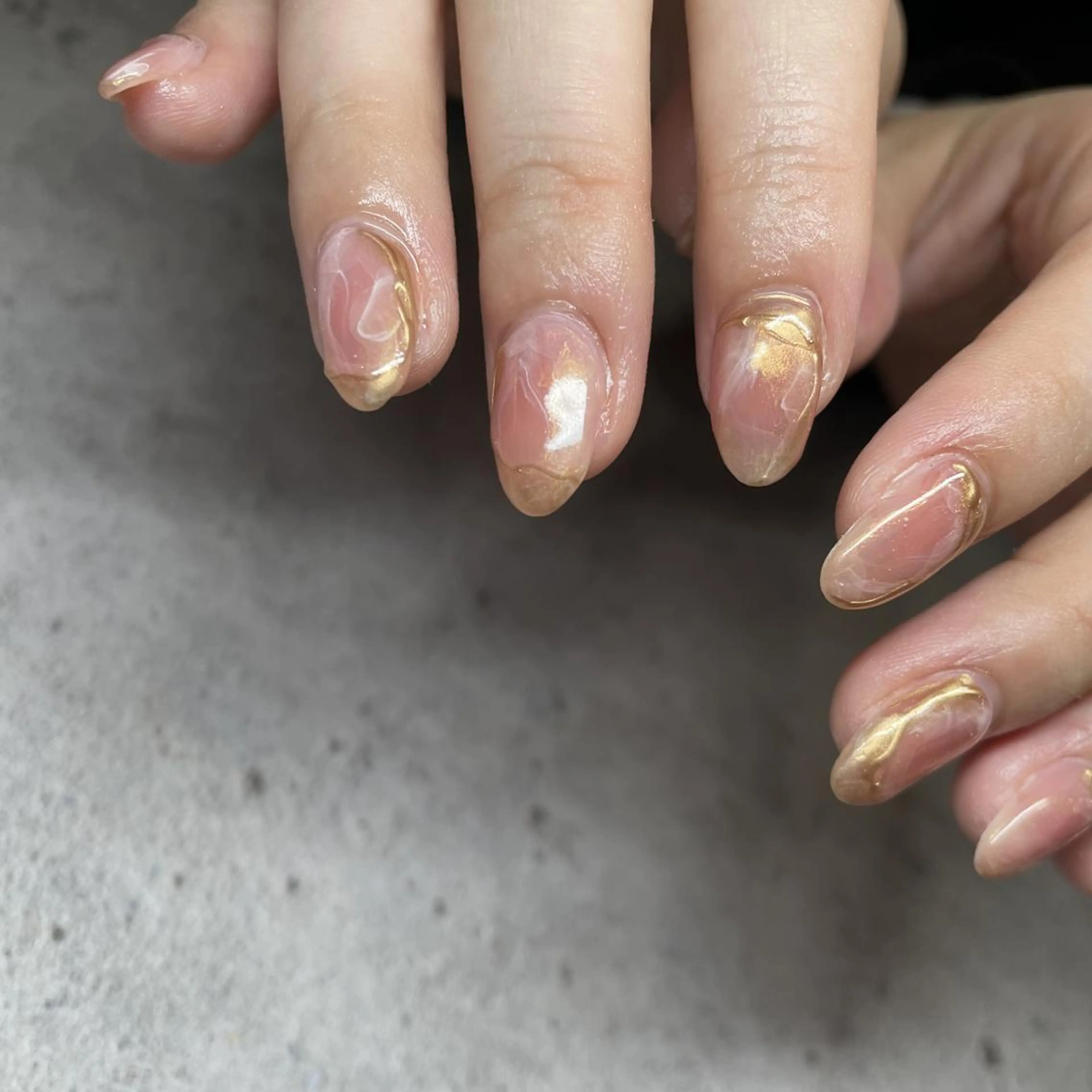 ネイル ハンドネイル フットネイル p.o.n. nuance/個性的のネイルデザイン