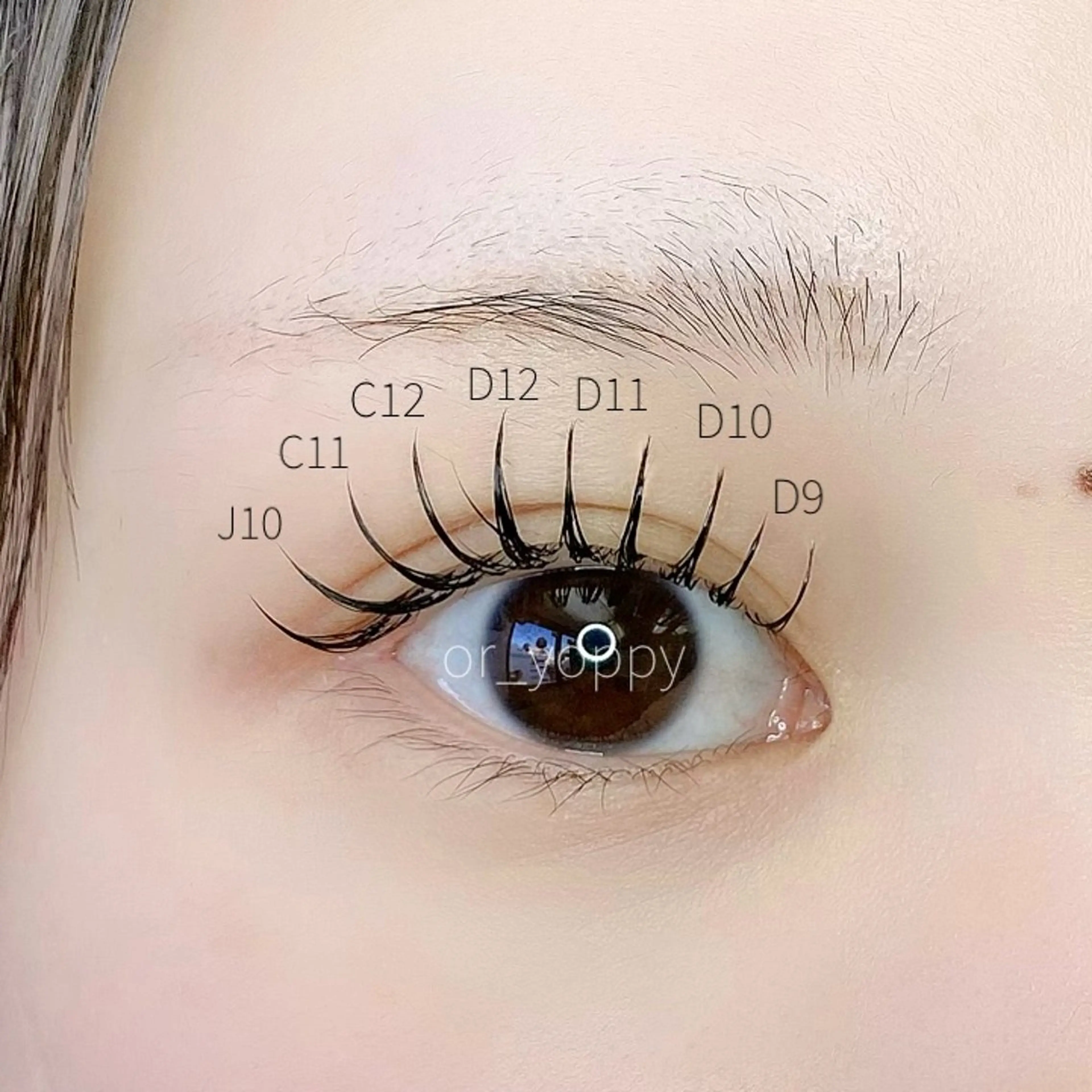 マツエク・マツパ or LATTe 仙台店のマツエク・マツパデザイン