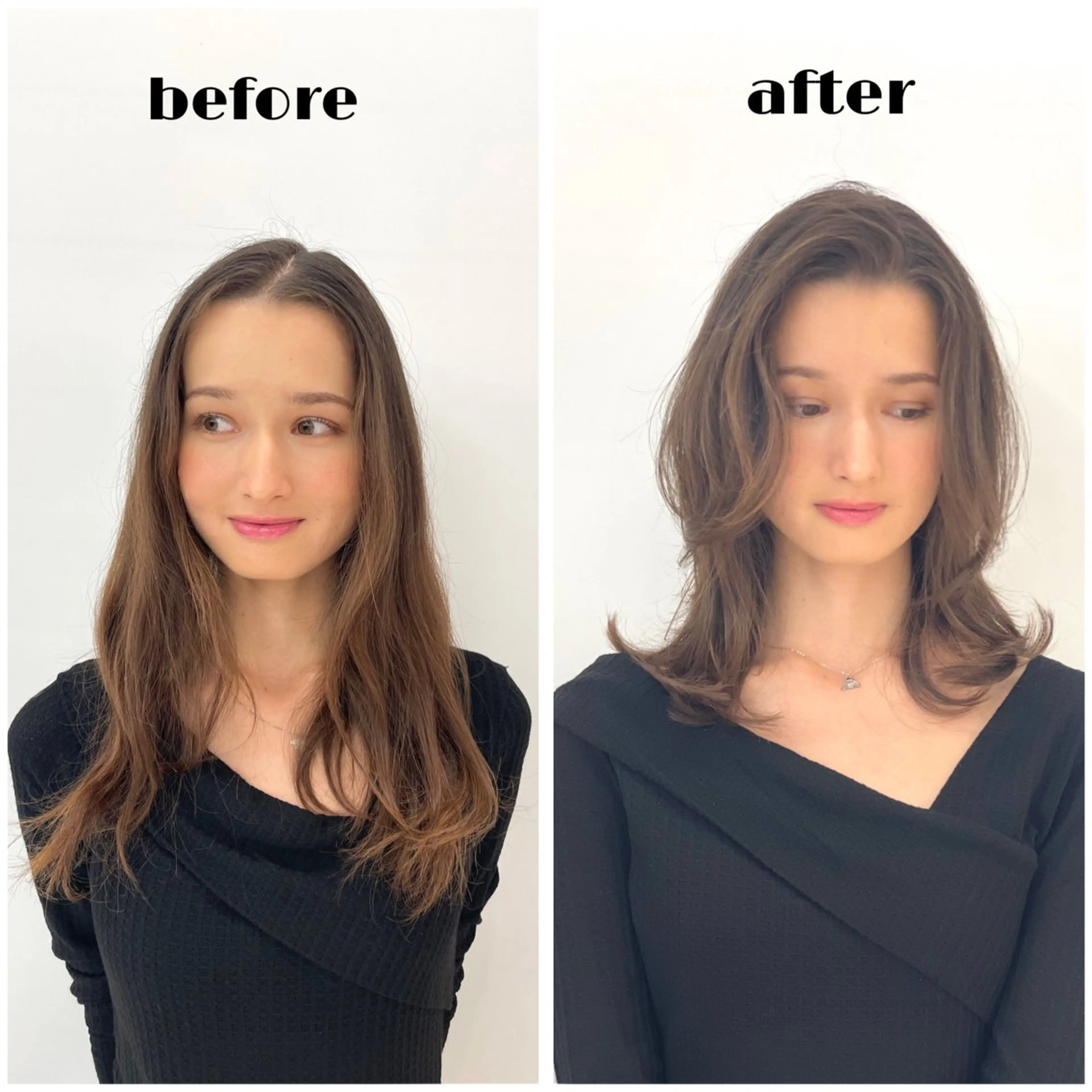 ミディアム レイヤーカット 無料カットモデル募集 /　 Juanのヘアスタイル