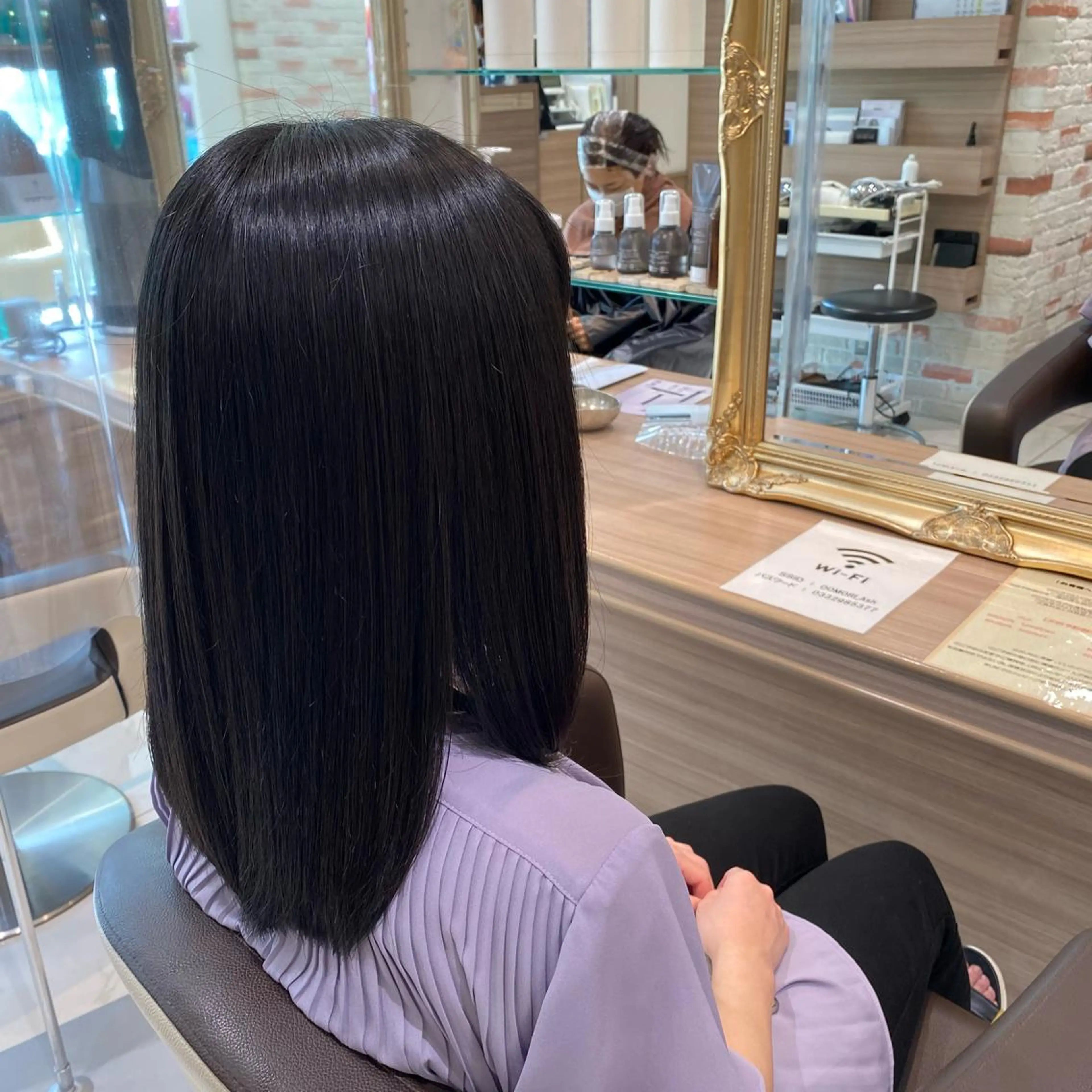 セミロング トリートメント ✨美髪／縮毛矯正 講師 ／塚田健✨のヘアスタイル