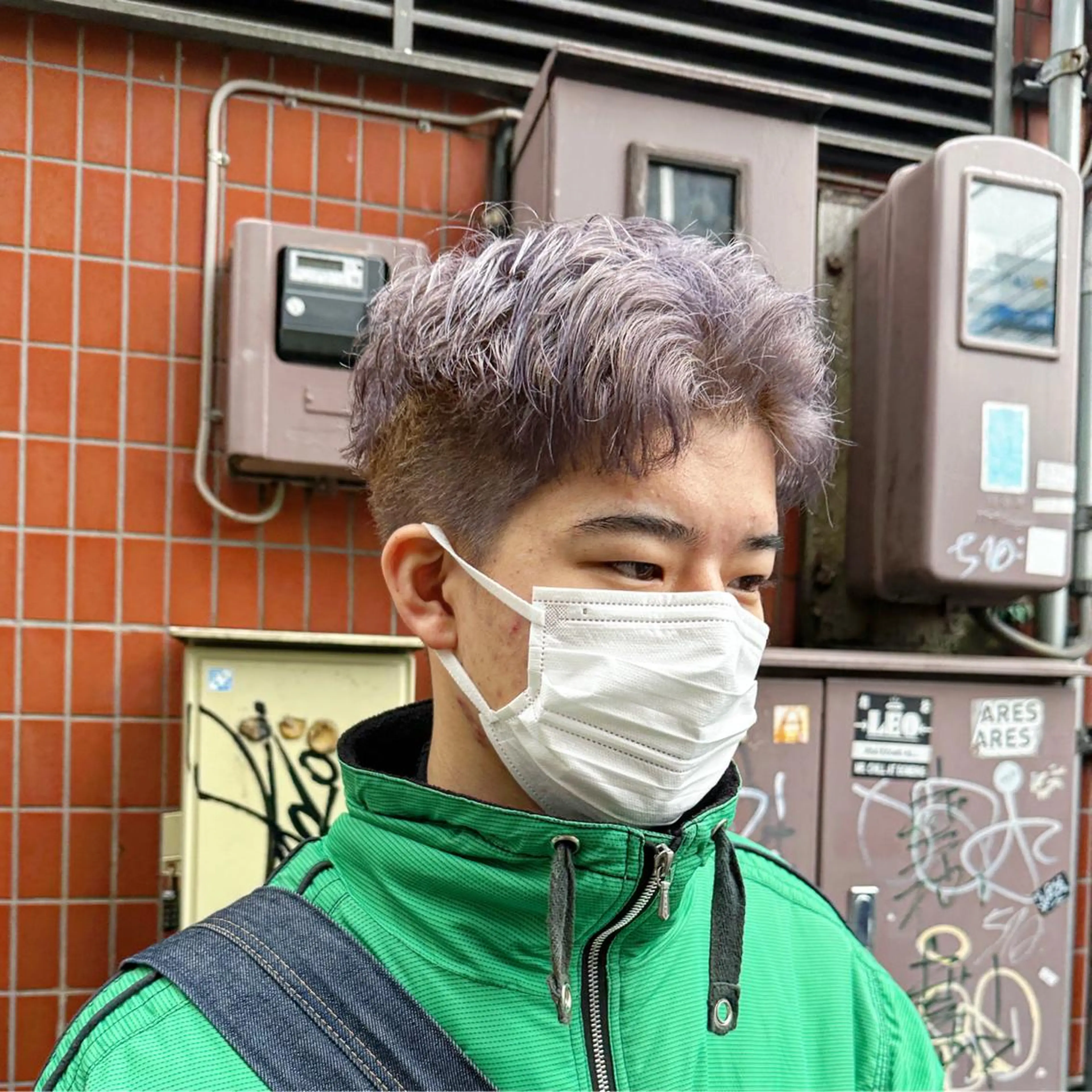 ショート カラー メンズ 🎖️似合わせメンズ パーマ🎖️カネキのヘアスタイル