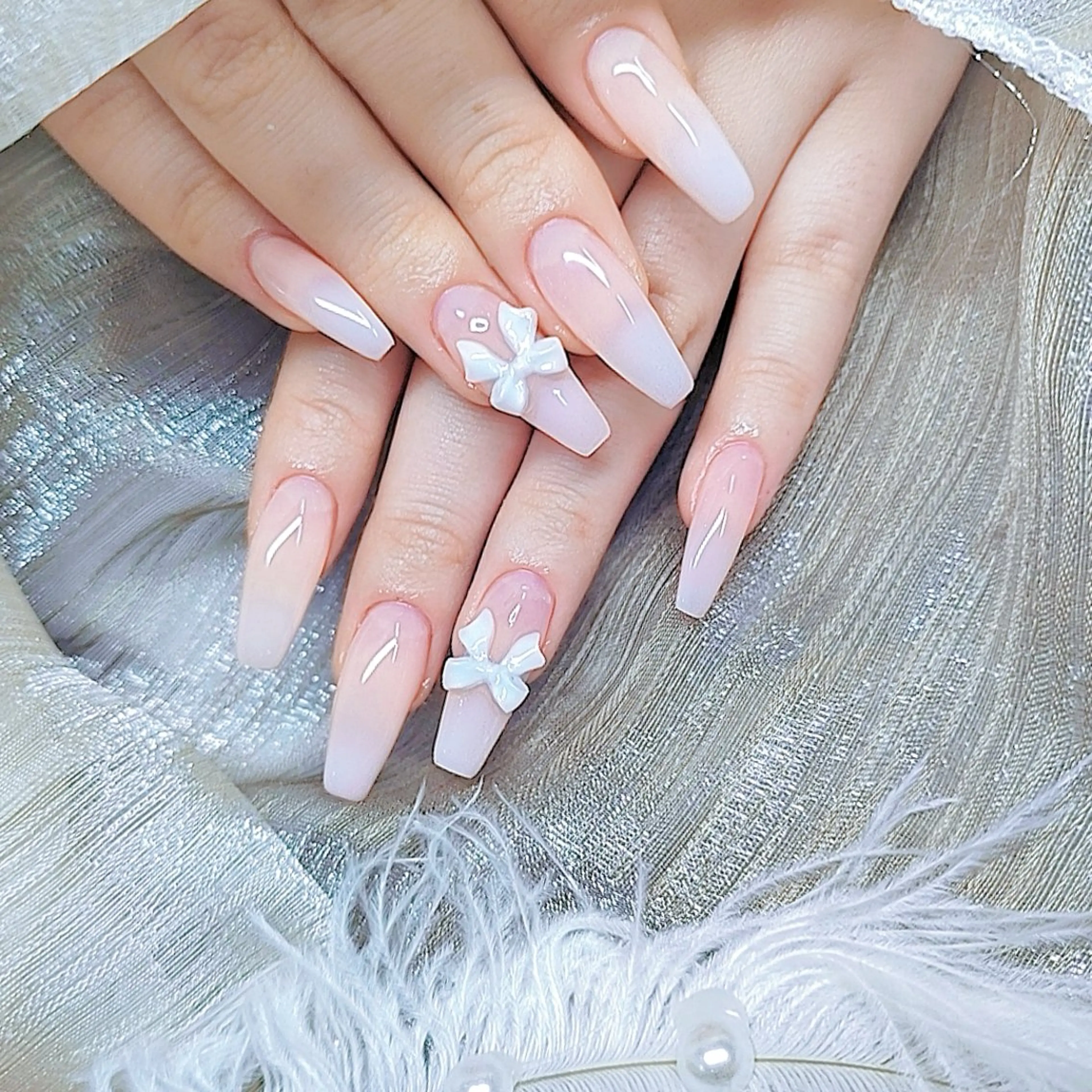 【チップジェル長さ出し】ストーン埋め尽くし2本+ワンカラー¥10980→¥9980の写真