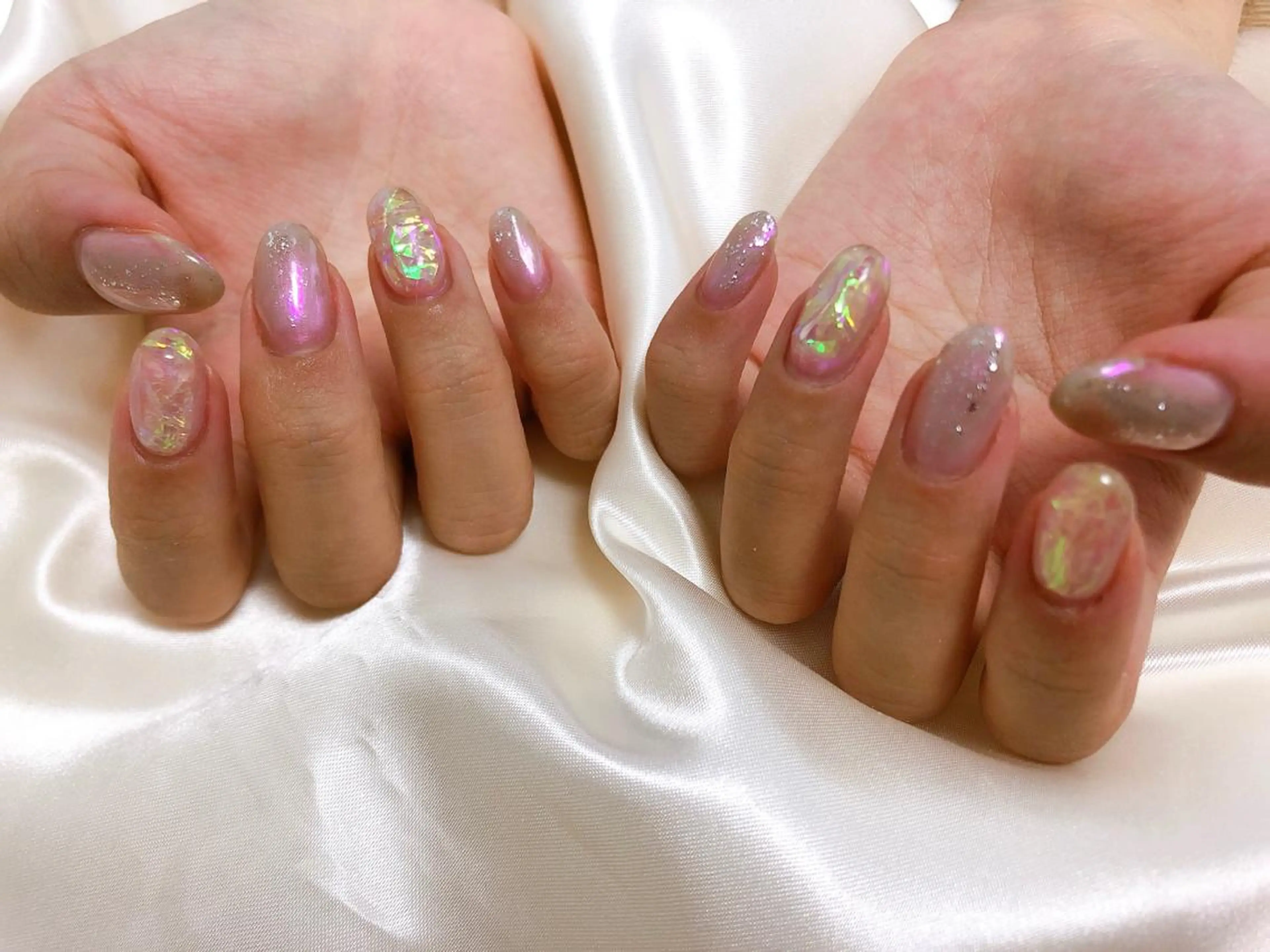 ネイル 氷ネイル・うるうるネイル kiki nail 二子玉川のネイルデザイン