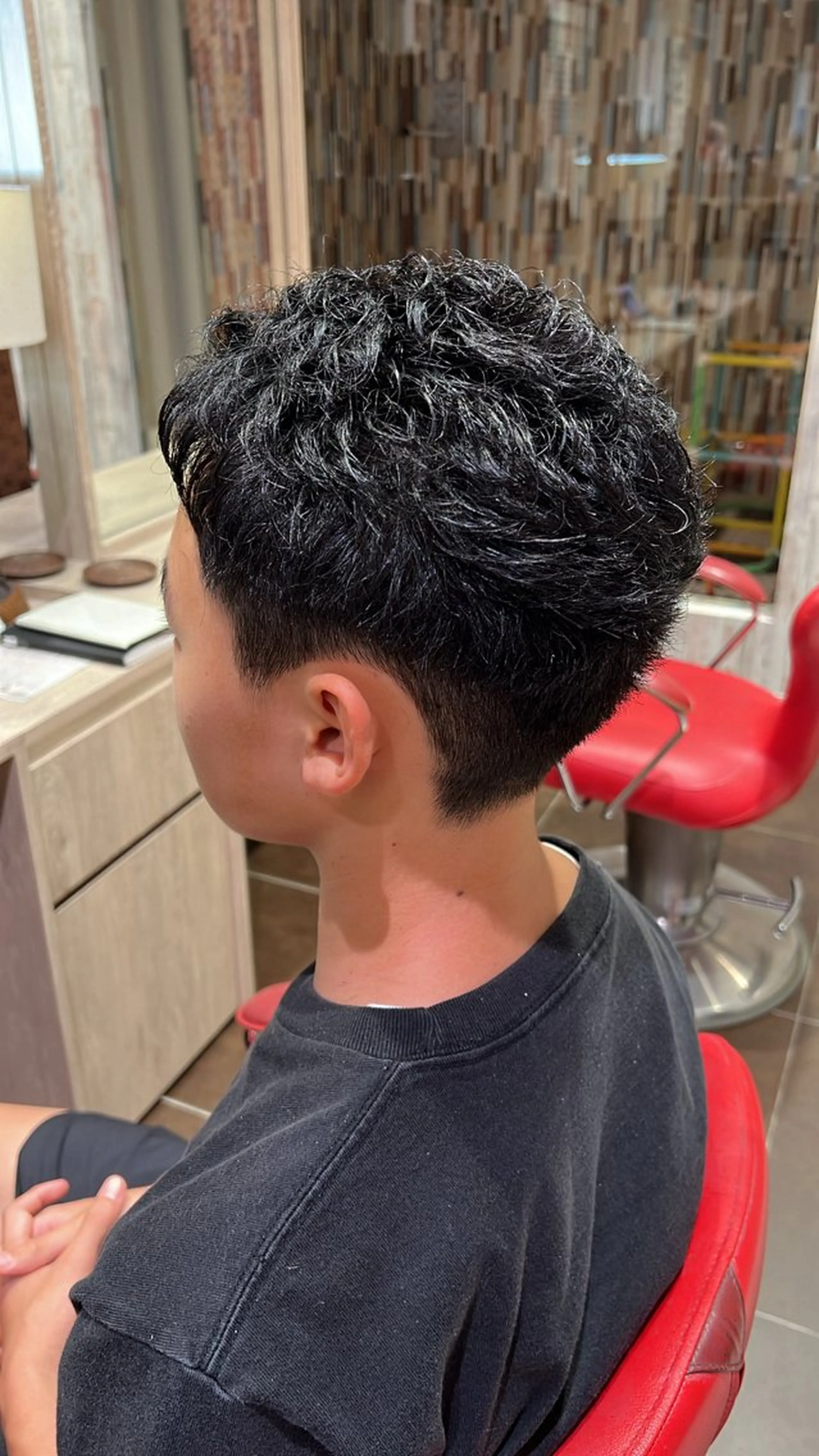 ショート メンズ メンズパーマ 諸橋 陸斗のヘアスタイル