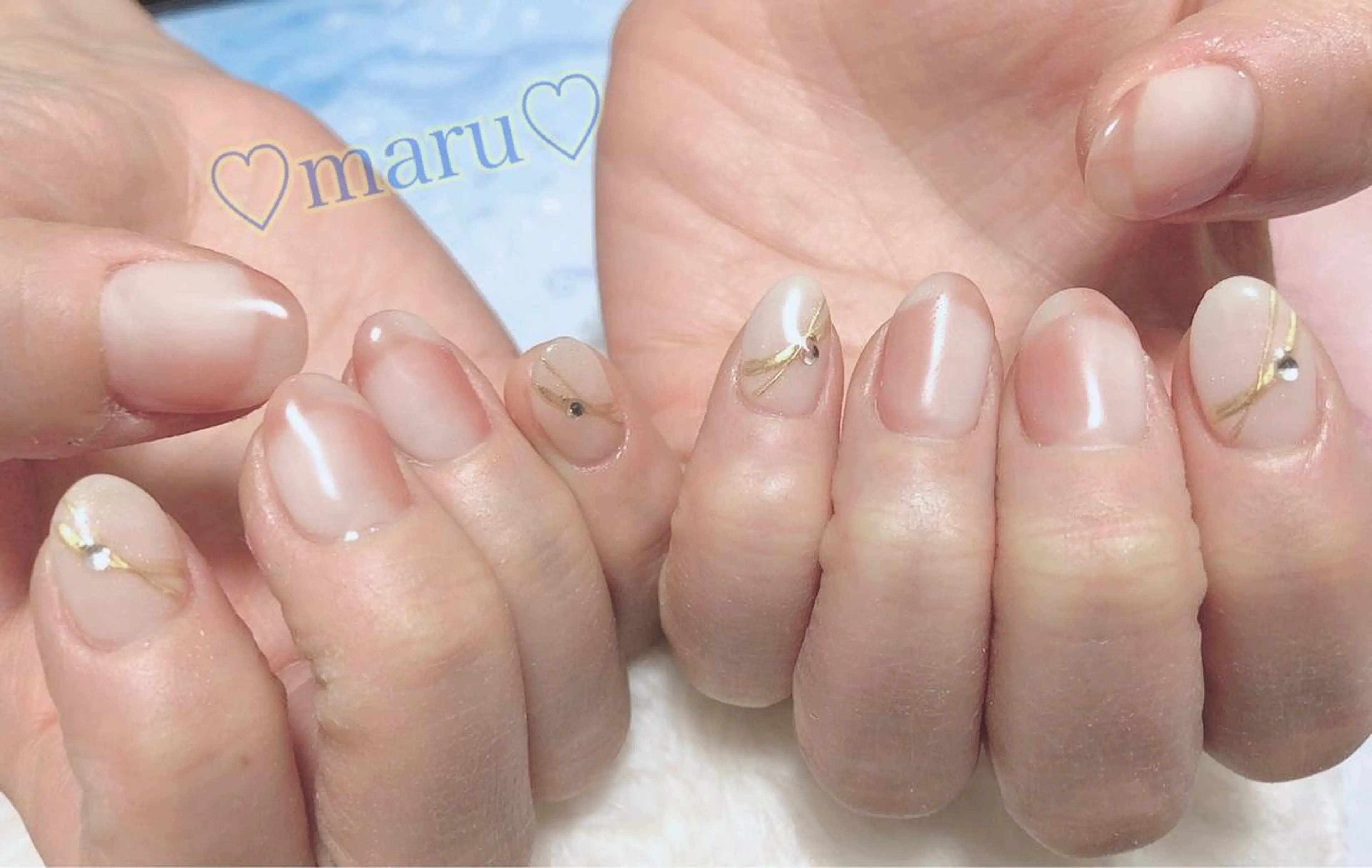 ネイル ハンドネイル フットネイル まるみ ♡のネイルデザイン