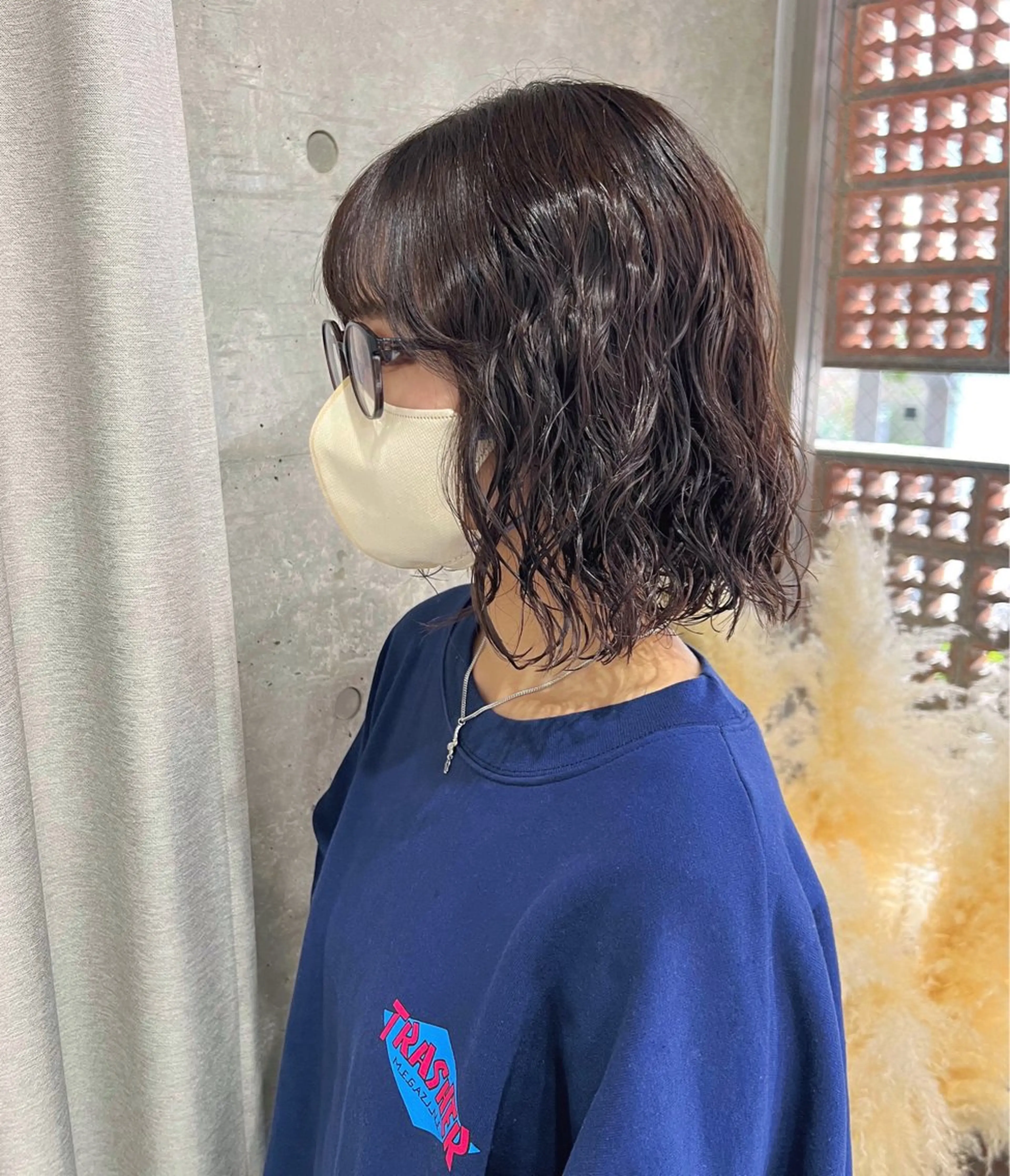 パーマ ボブパーマコテ巻き風 パーマNo1深江秀平のヘアスタイル