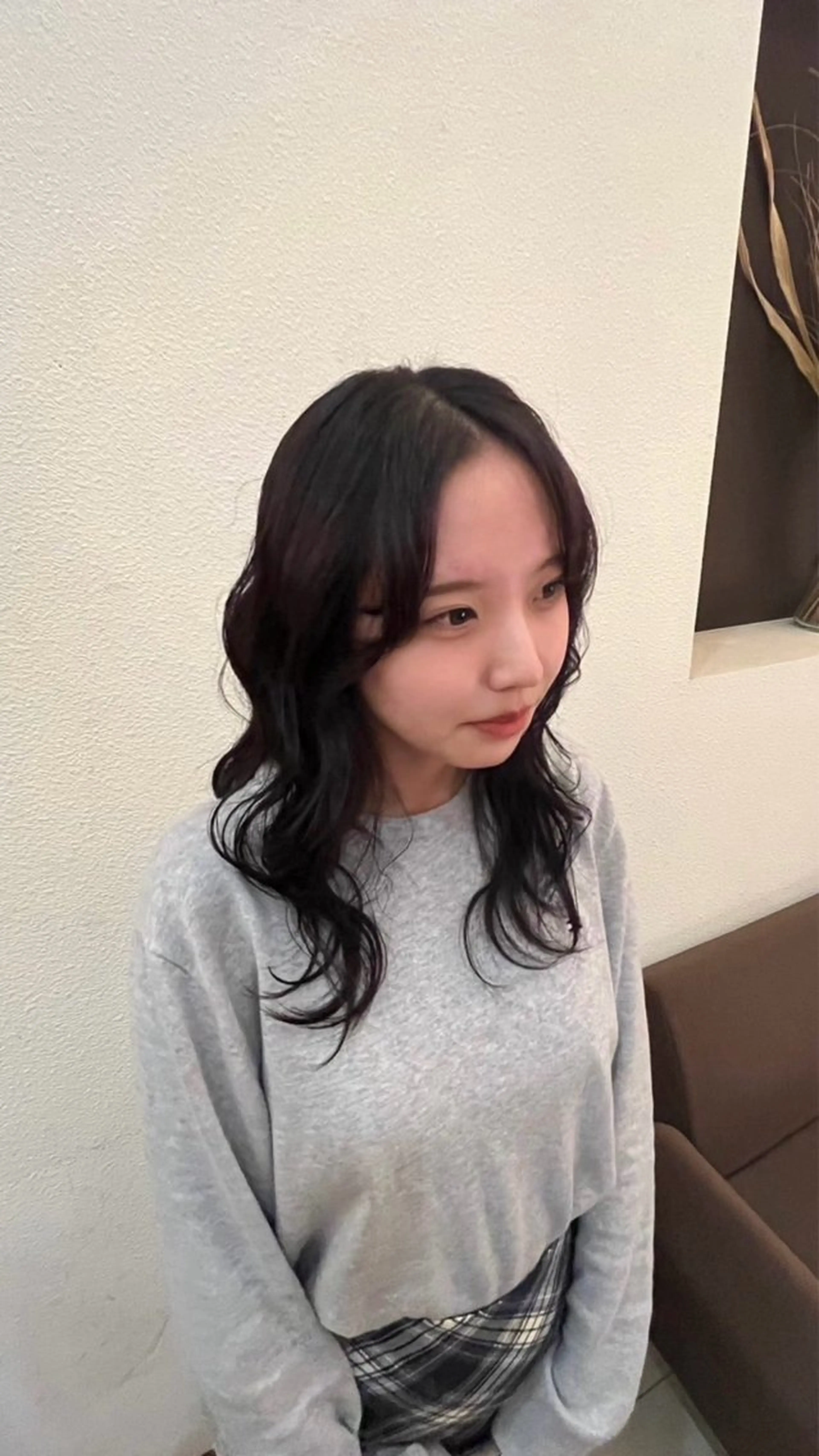 セミロング カラー 似合わせパーマ🎀 モデル募集中のヘアスタイル