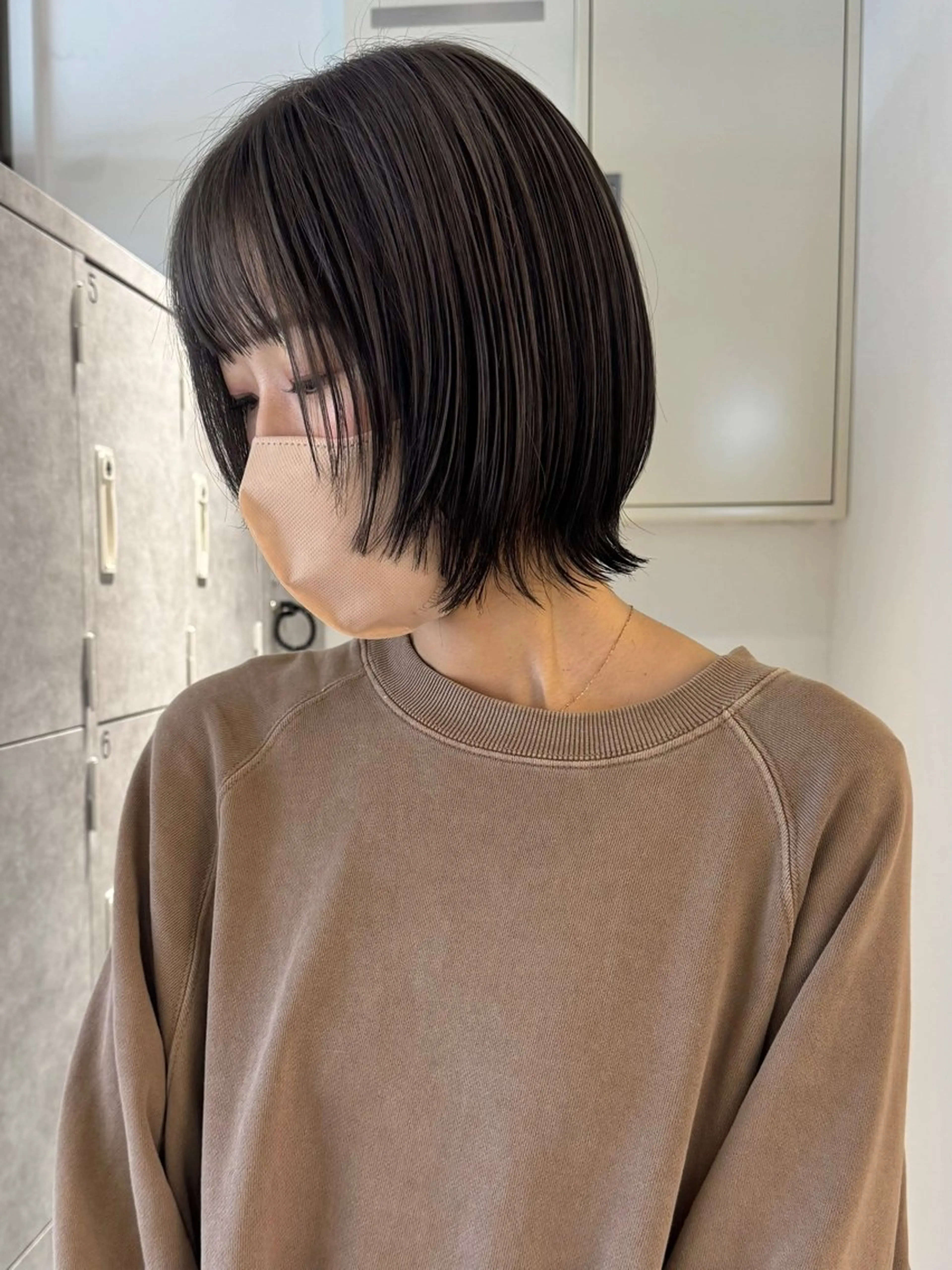 ミディアム 垢抜け/レイヤー/ ハイトーン/アスナのヘアスタイル