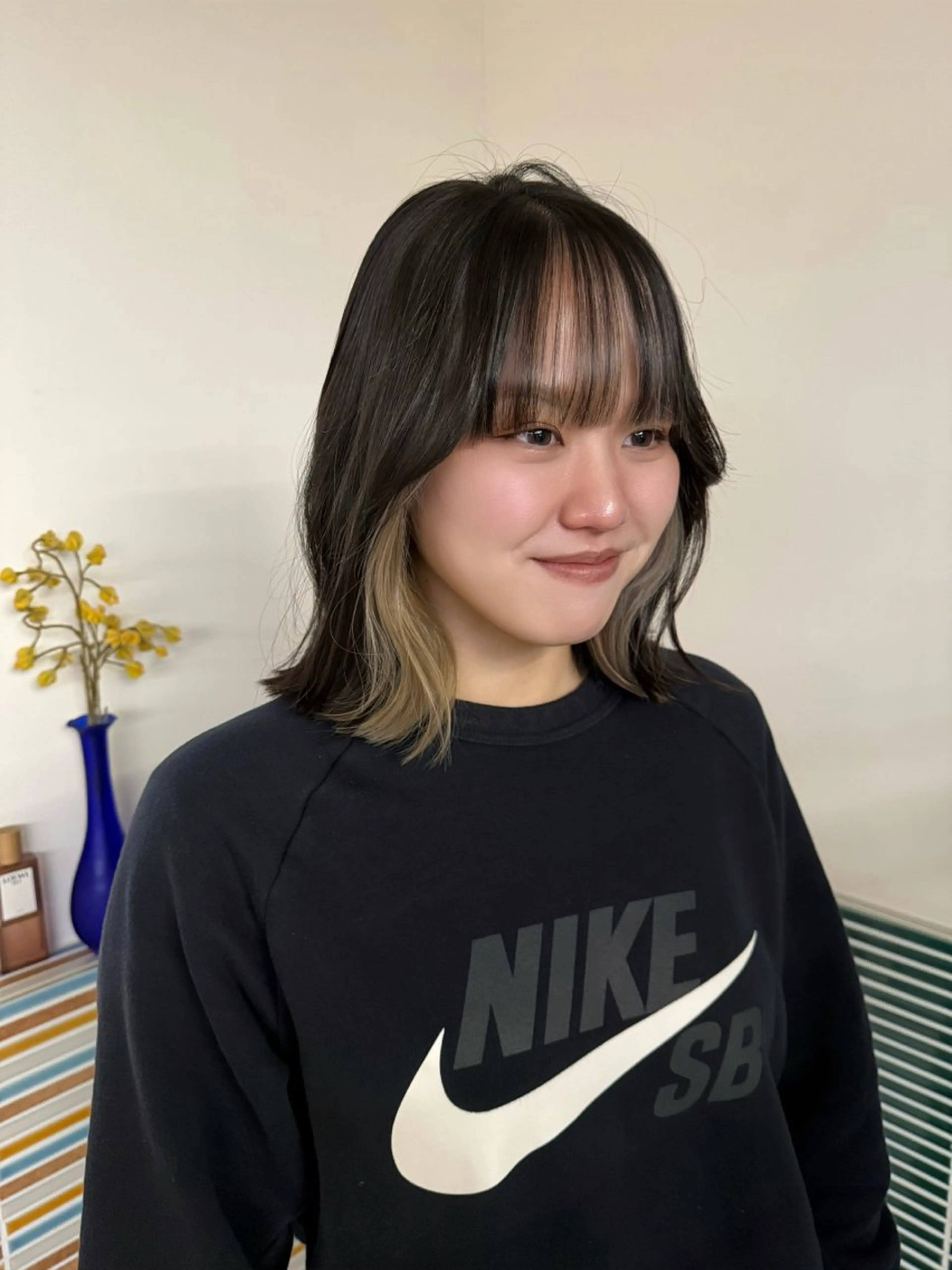 セミロング ヘアカラー カラー特化/ブリーチ 梅田中崎町/あかりのヘアスタイル