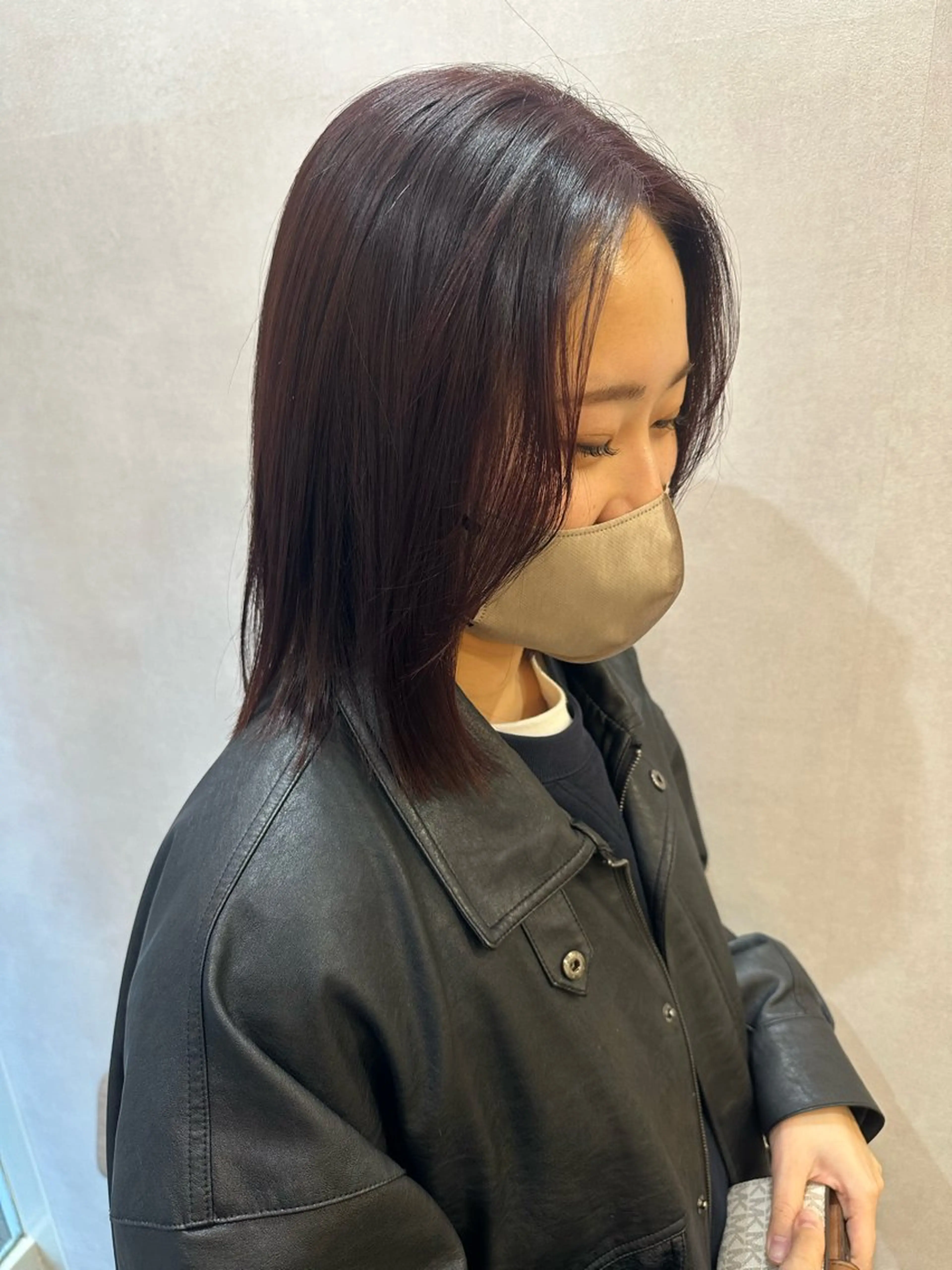 ミディアム コタロウ🐯 大通り　美容室のヘアスタイル