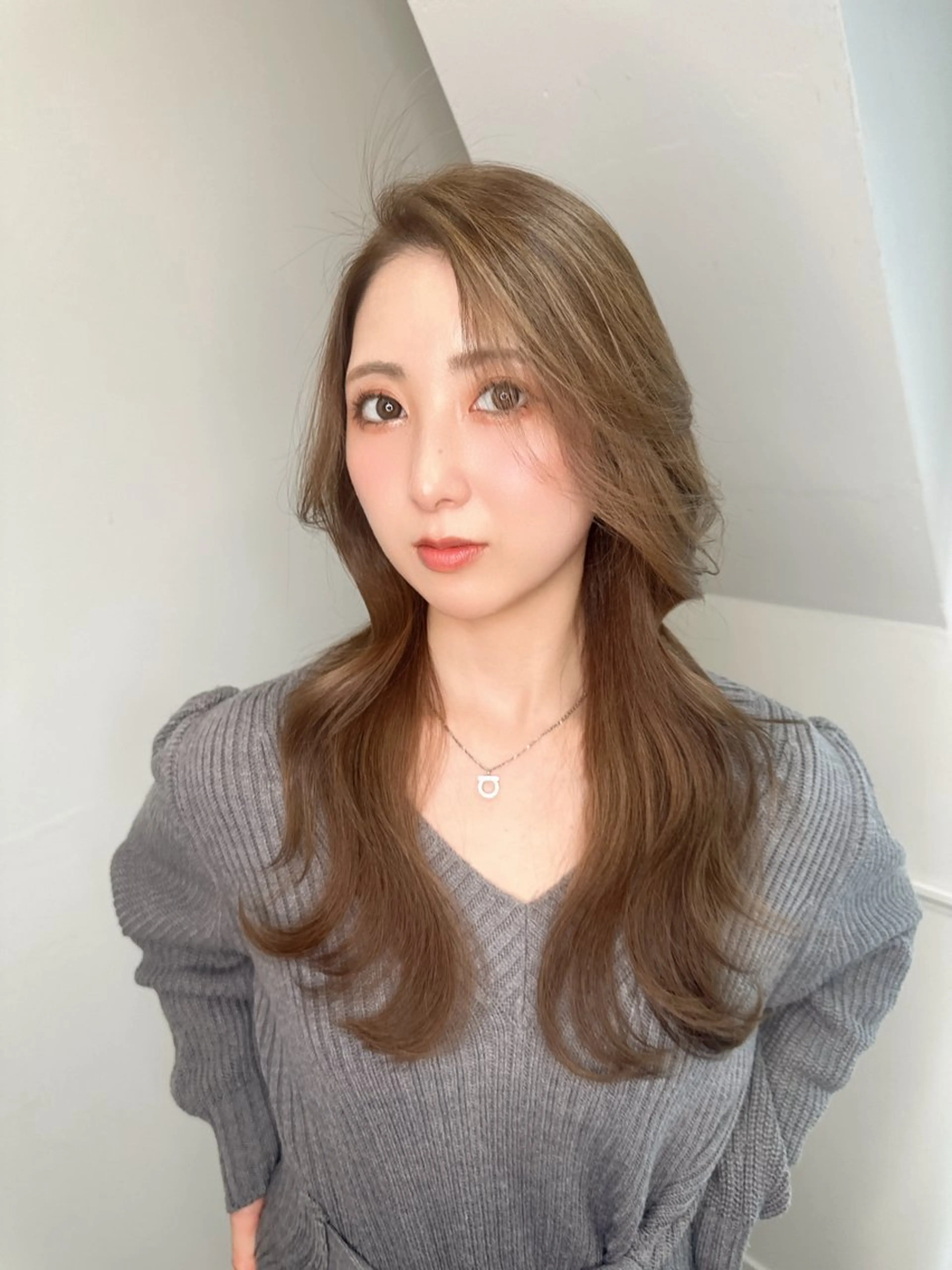 ロング カラー カット ヘアカラー トリートメント ワンホンヘア ケラチン/Kaitoのヘアスタイル