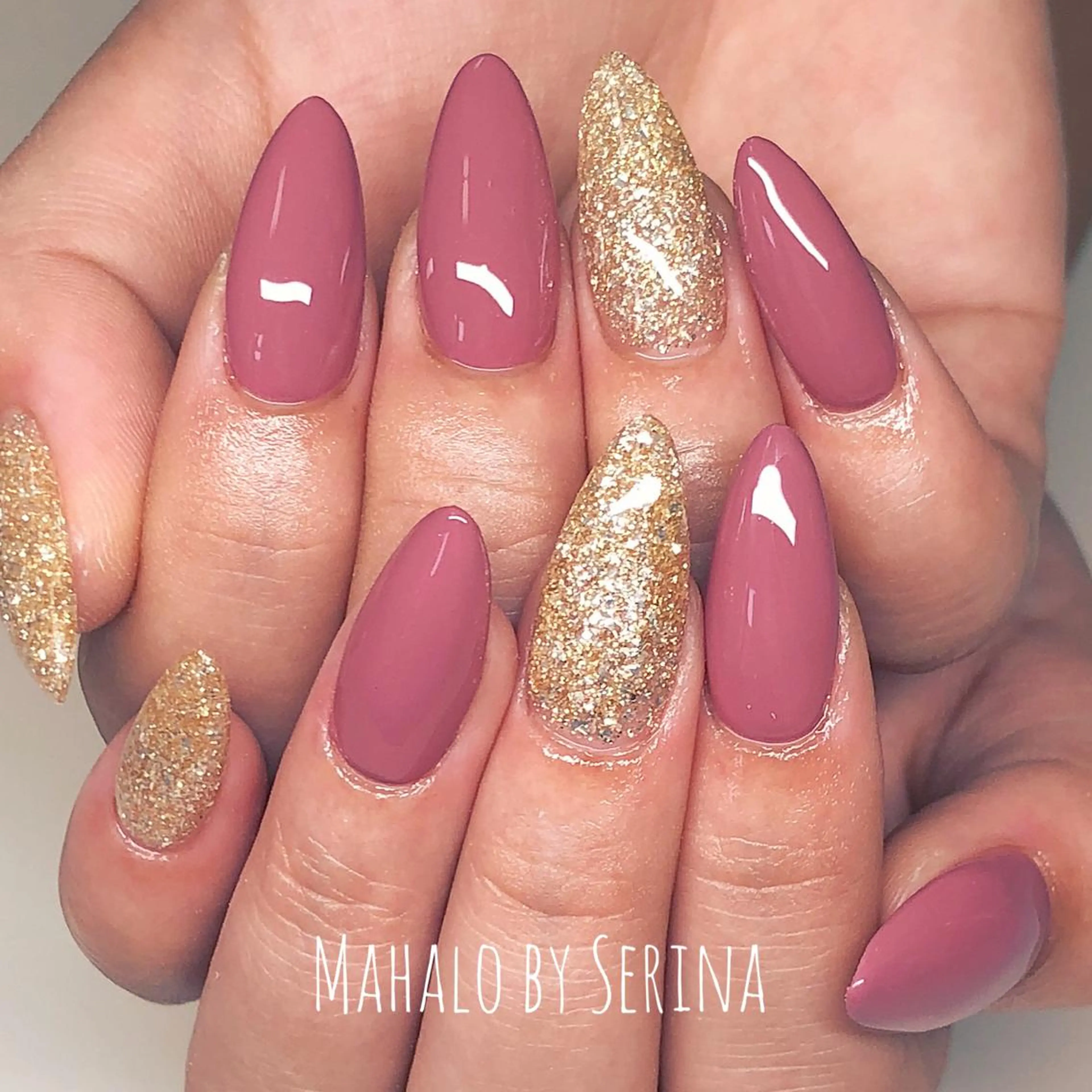 セミロング カラー ネイル SUNNY BAE. SERINAのネイルデザイン