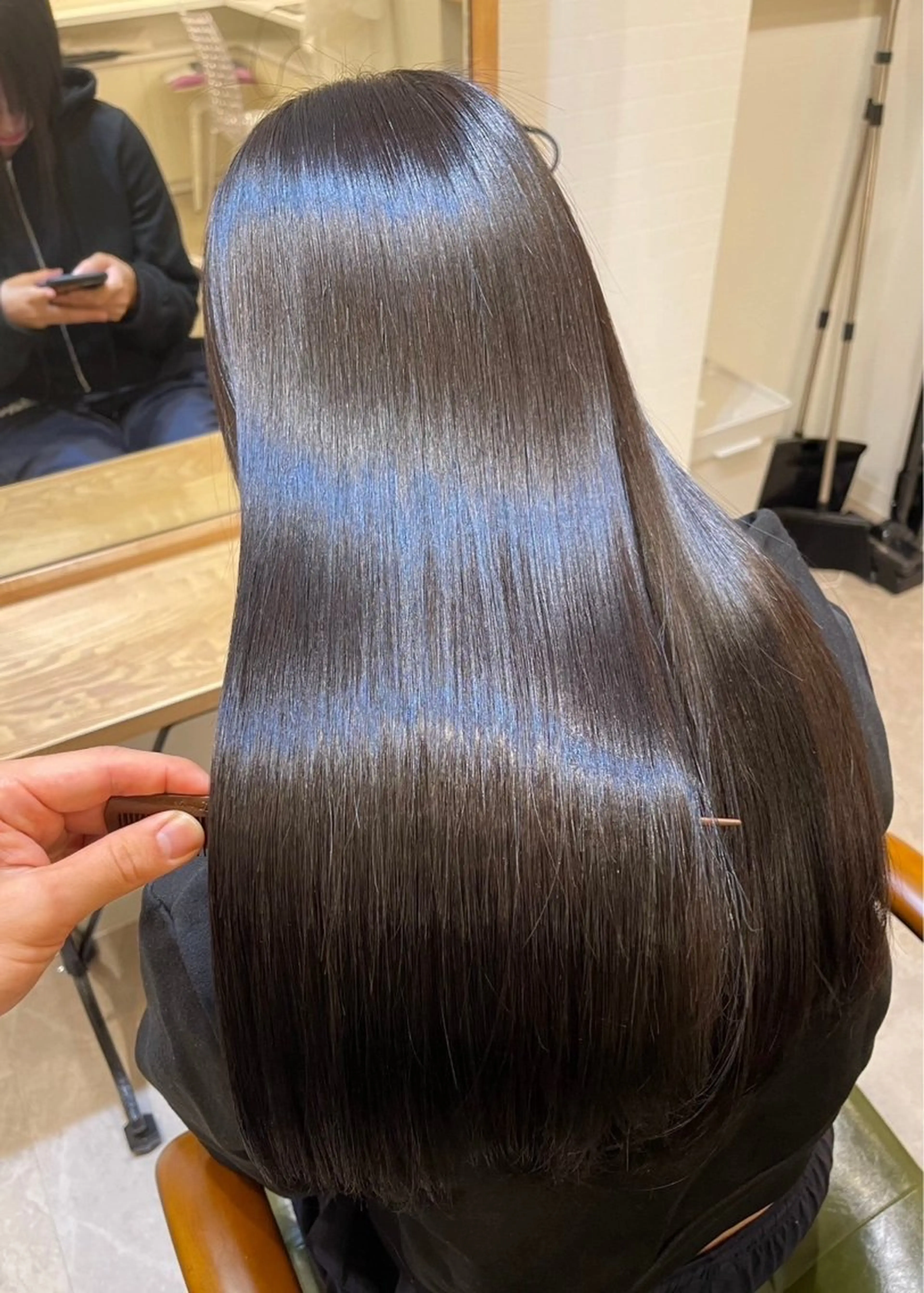 ロング 髪質改善 縮毛矯正 ブリーチモデル募集中 SHUYUのヘアスタイル