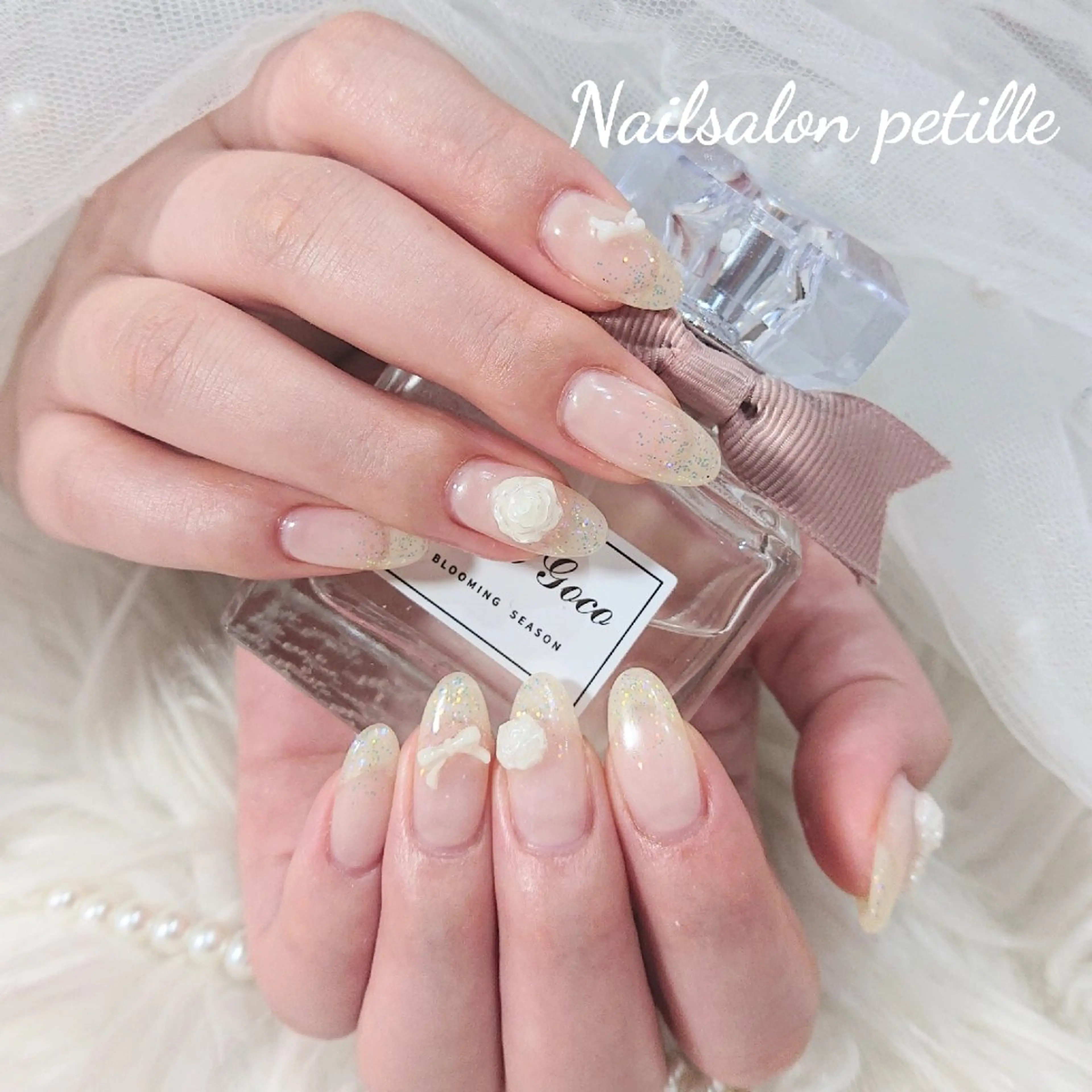 ネイル ブライダルネイル ハンドネイル たかなし かなのネイルデザイン