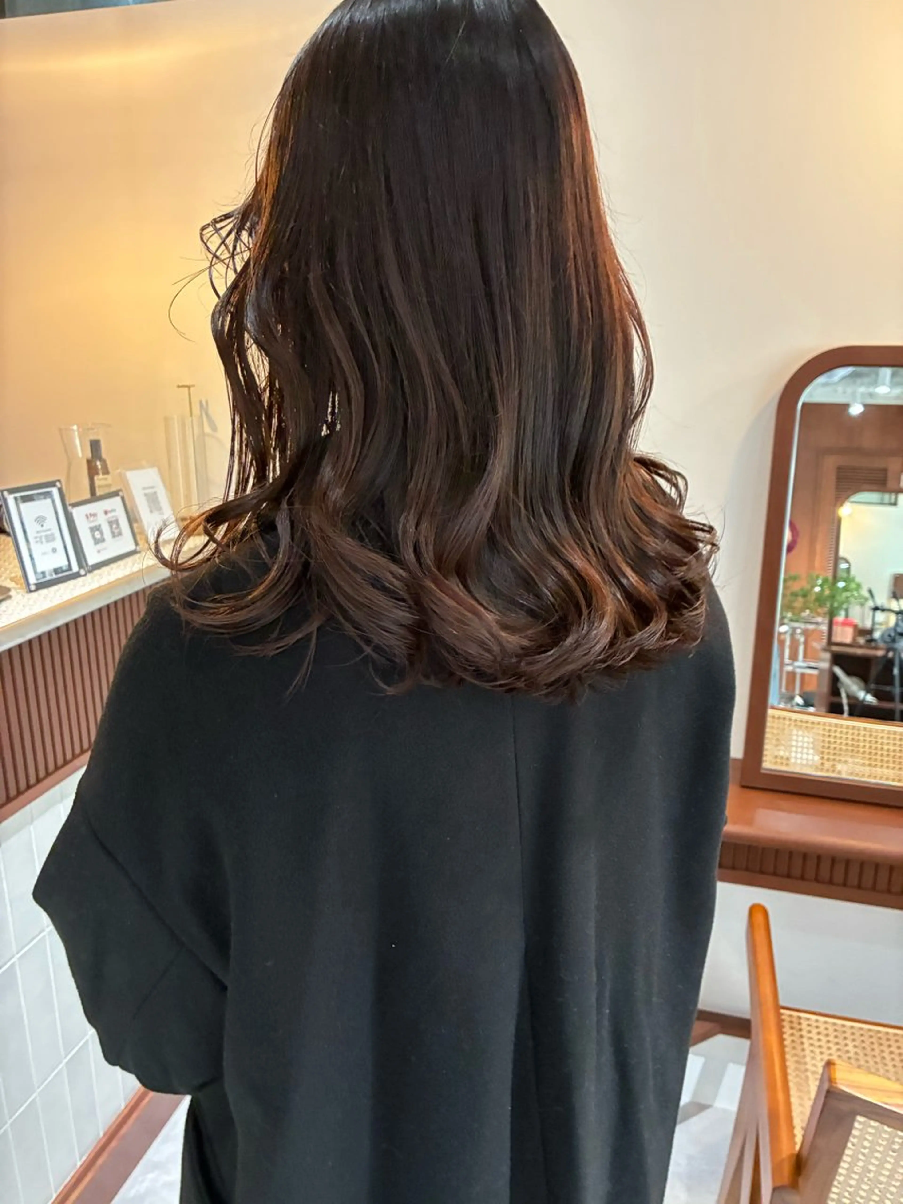 ミディアム カラー ヘアアレンジ カット ヘアカラー Opus🐕kato Mizuki🐕のヘアスタイル