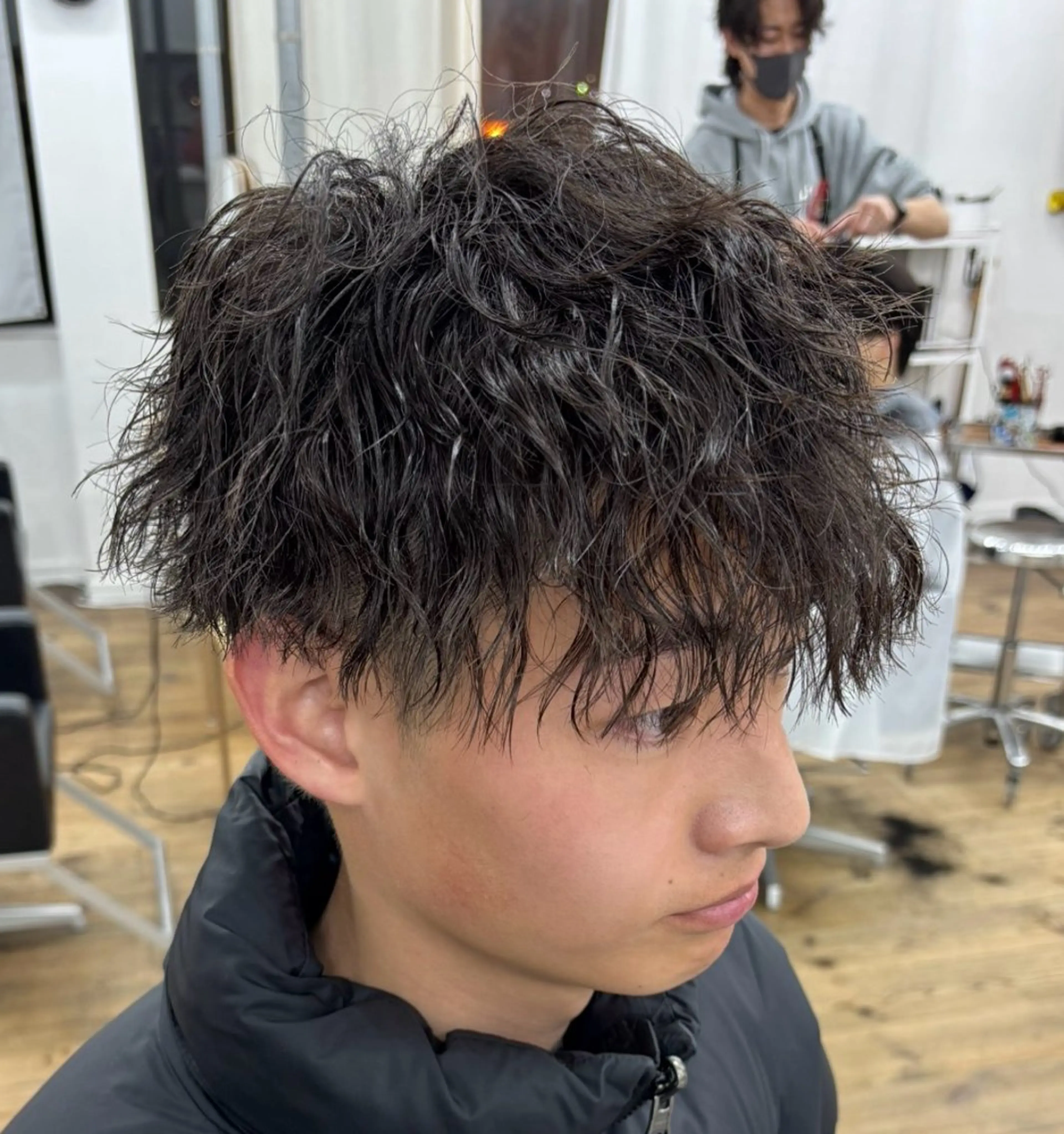 パーマ メンズ カット パーマ メンズ特化サロン Ryomaのヘアスタイル