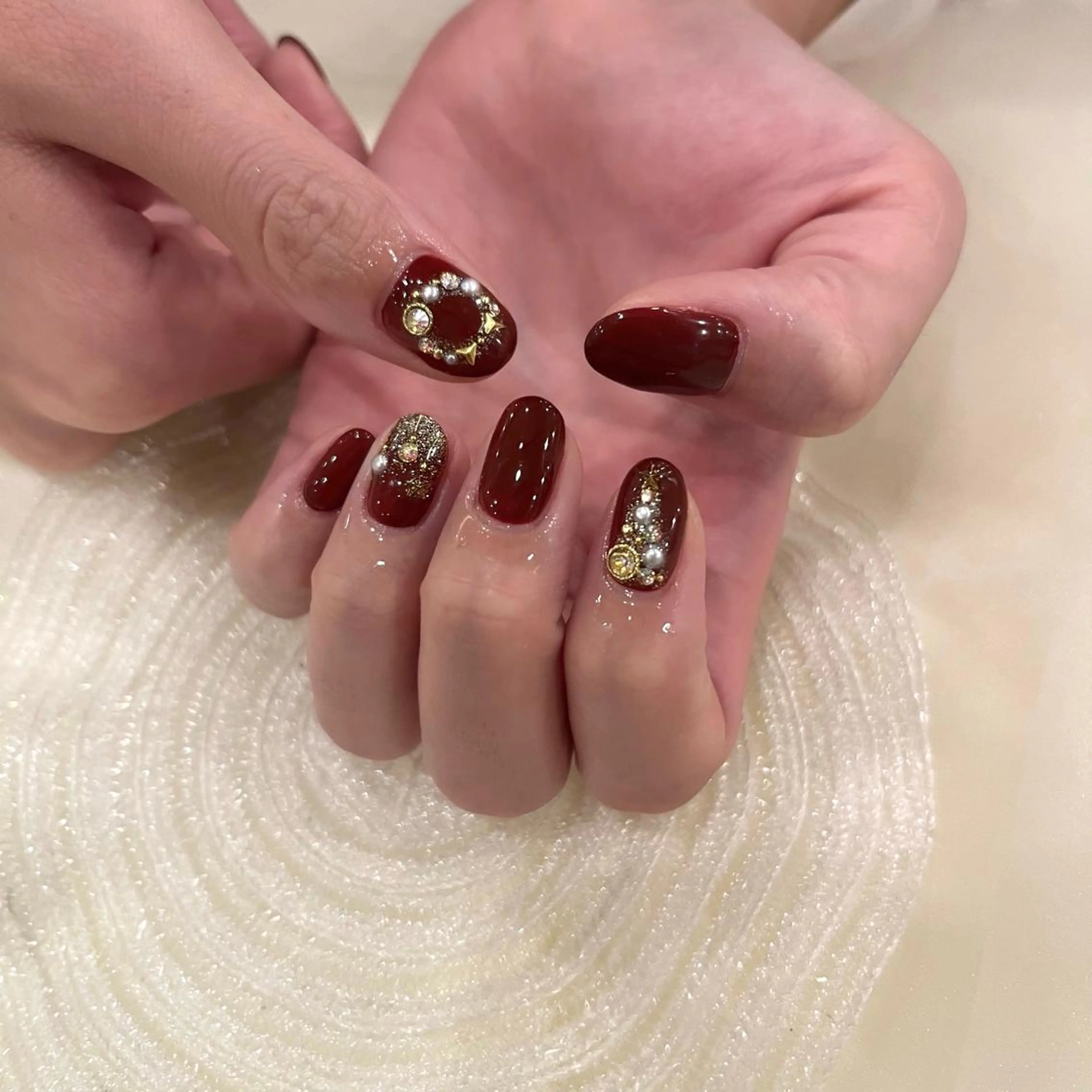 ネイル 冬ネイル クリスマス 坂本 望のネイルデザイン