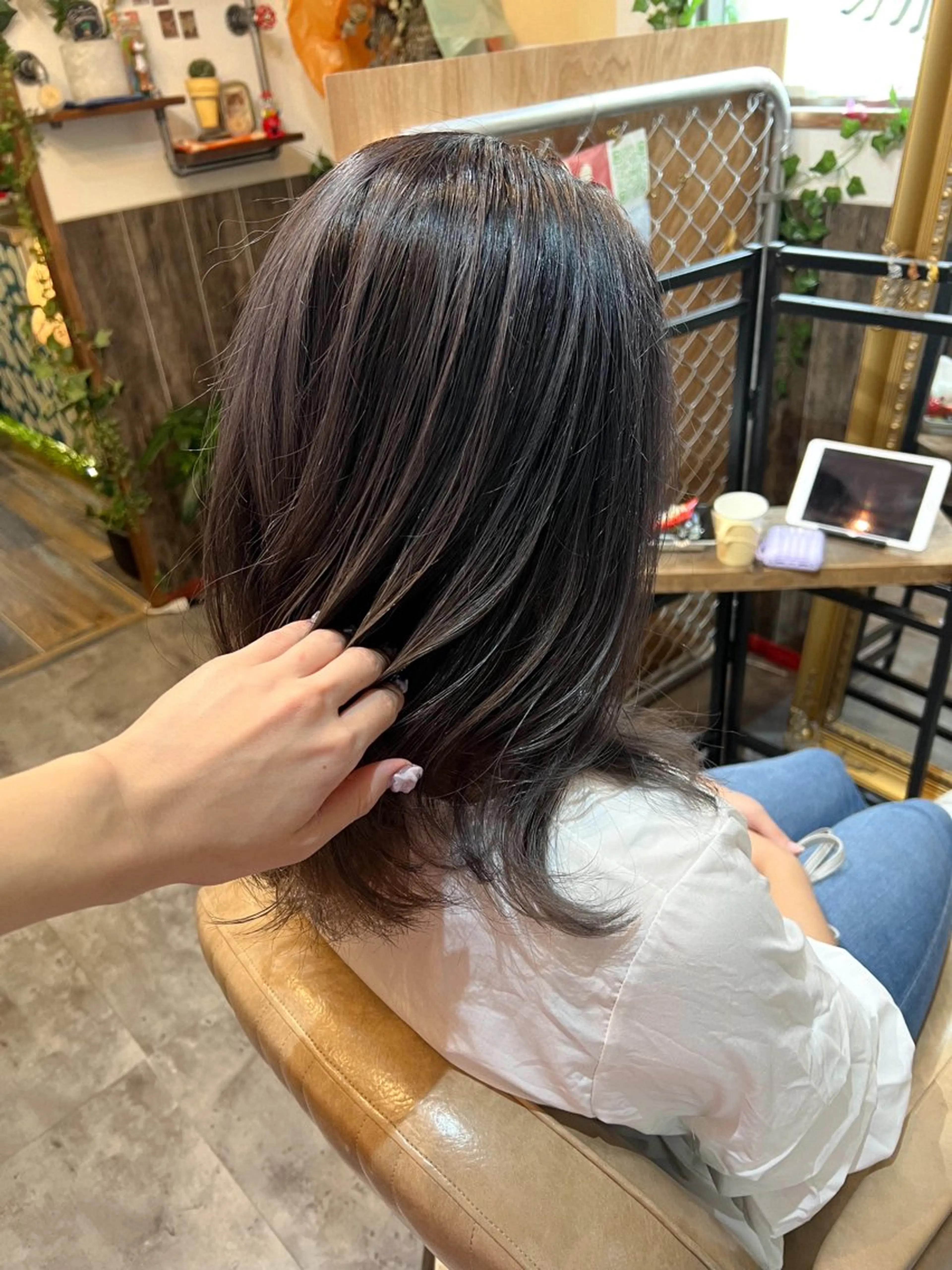 ミディアム カラー カラーパティシエ facce🌼ikoのヘアスタイル