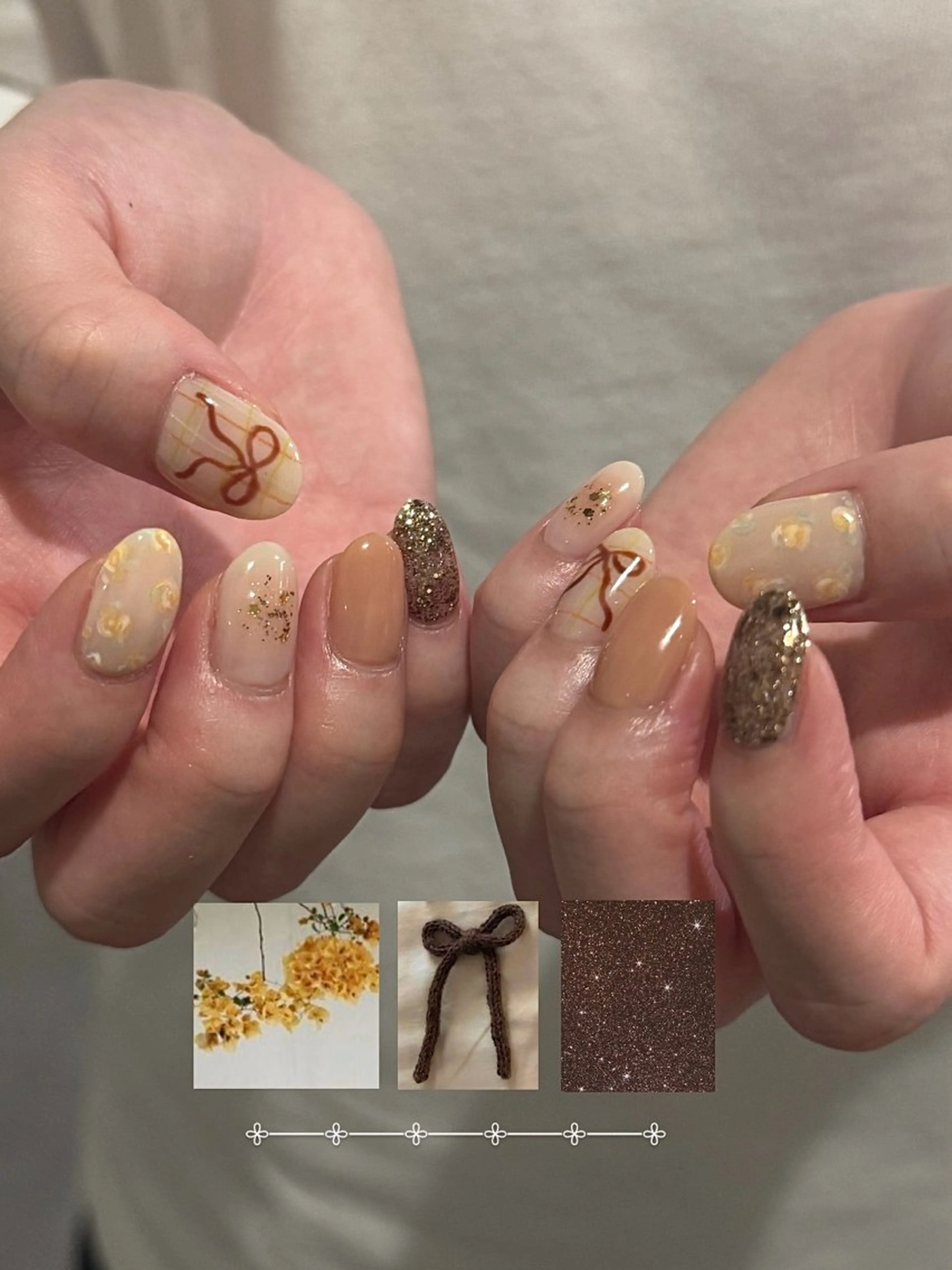 para gel【オフ無】💅オリジナル(4ー6本アート)の写真