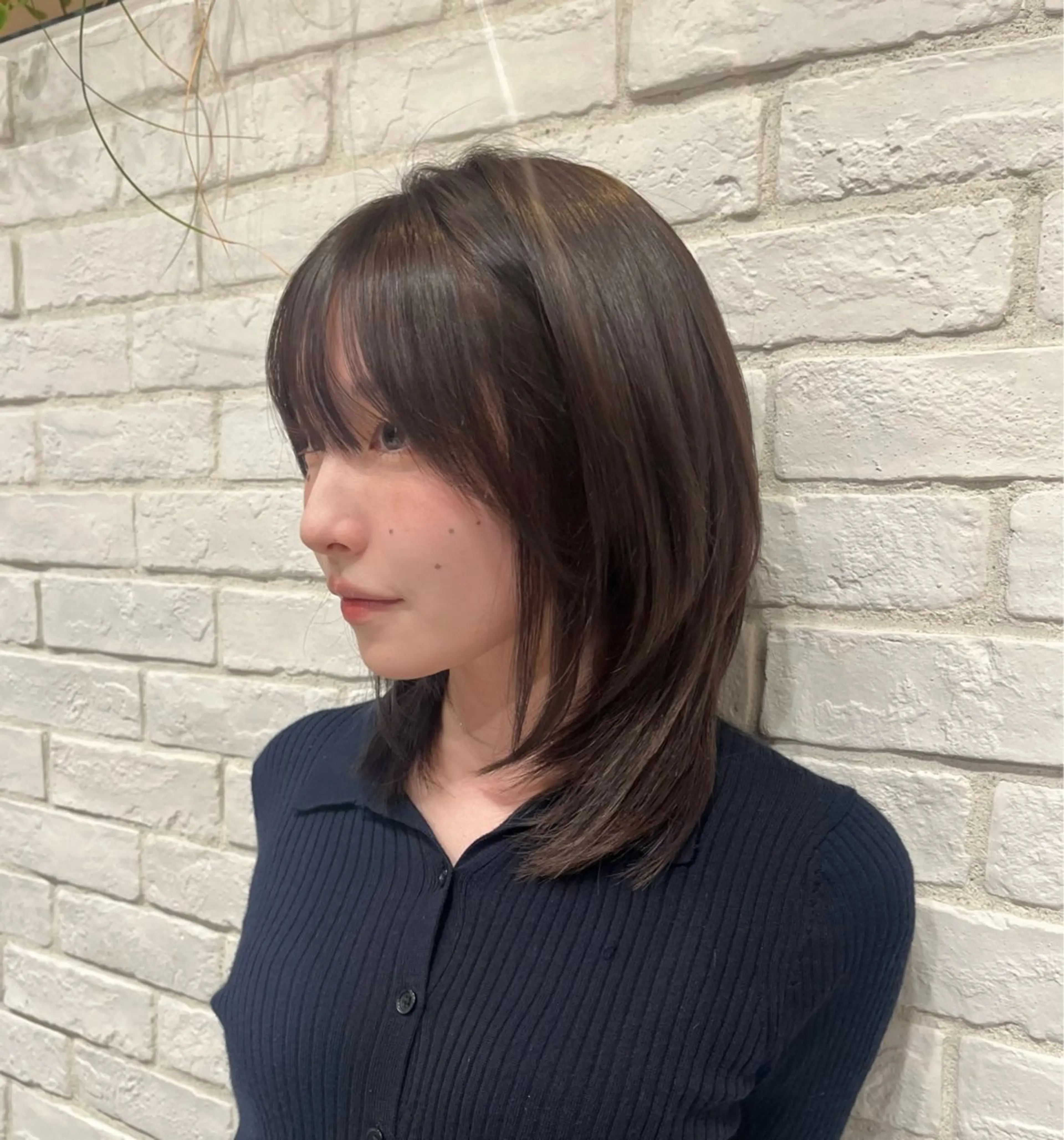 ミディアム ハッシュカット レイヤーカット The C所属・the C miyuのヘアスタイル